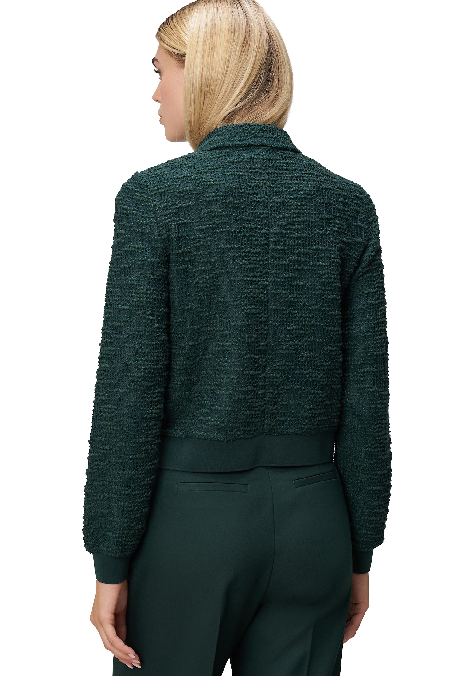 Zero Jackenblazer »zero Damen Bouclè -Jacke mit Reißverschluss«, weiteres Detail