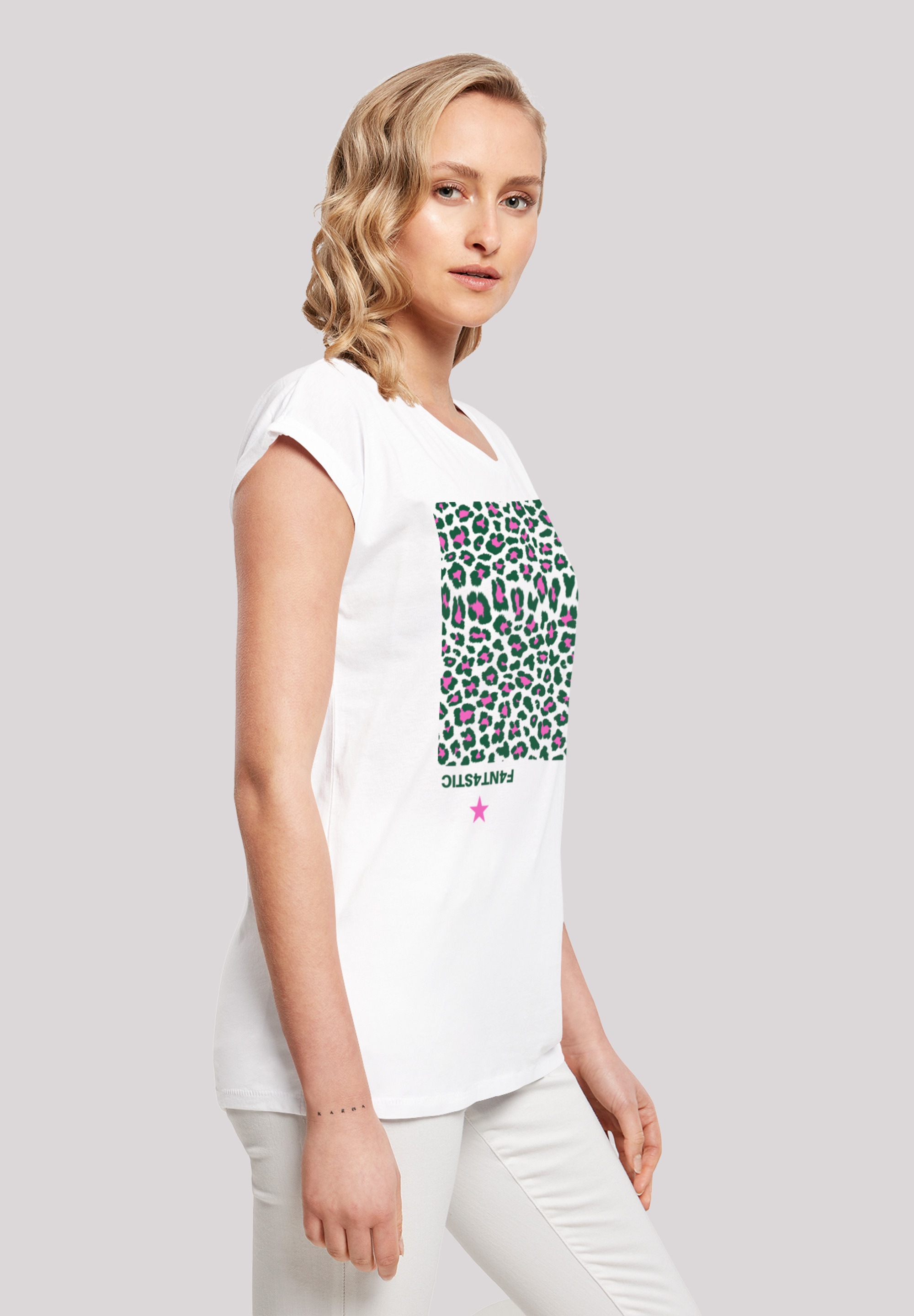 F4NT4STIC T-Shirt »Leo Grün«, Print