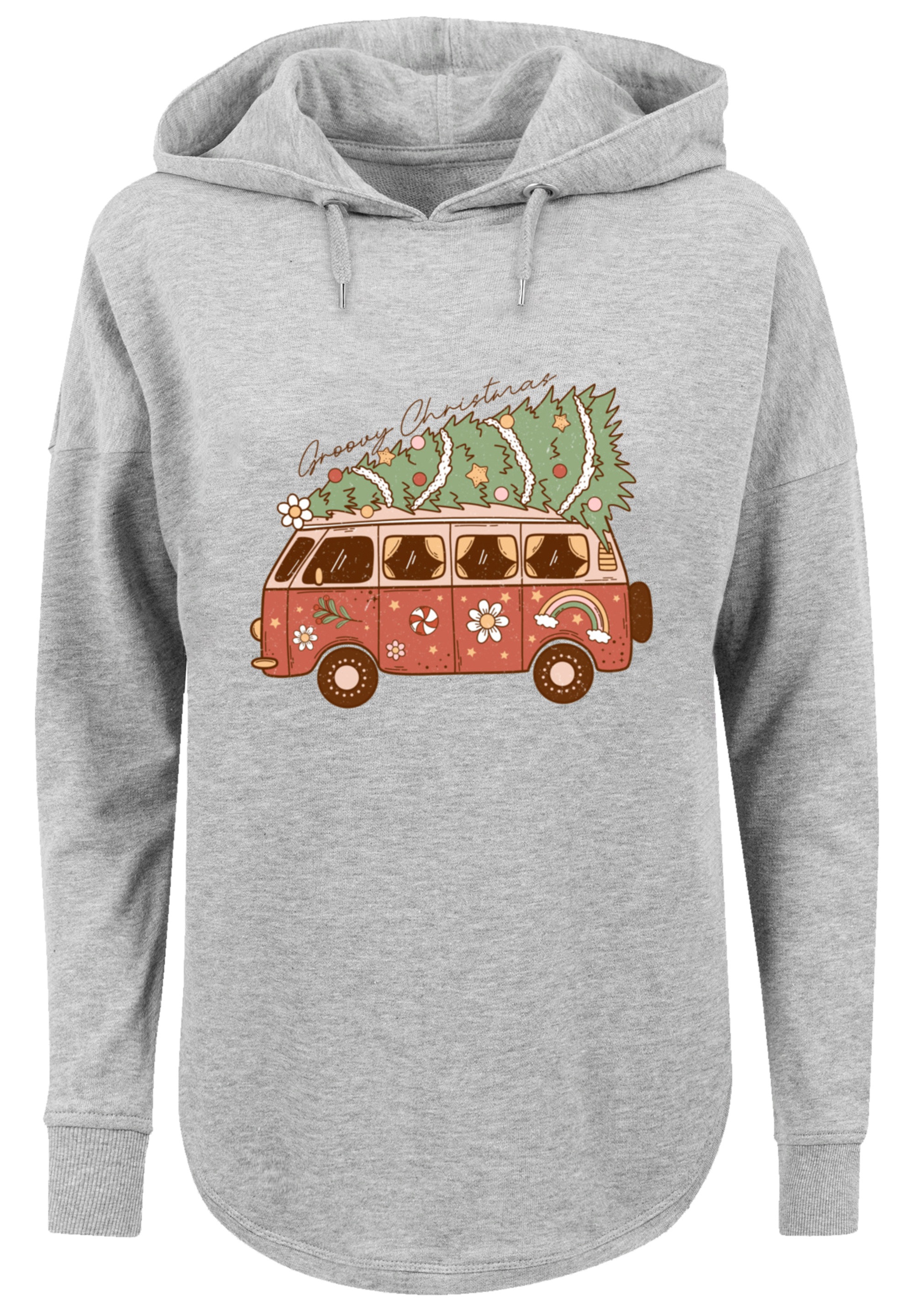 F4NT4STIC Kapuzenpullover »Groovy Weihnachten Camper Van«, Premium Qualität, Weihnachts-Kollection