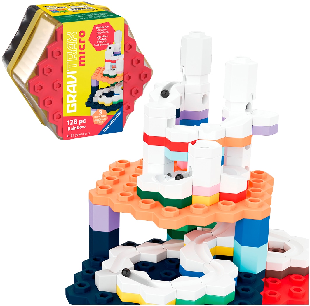 Ravensburger Kugelbahn-Bausatz »GraviTrax micro - Rainbow« Made in Europe