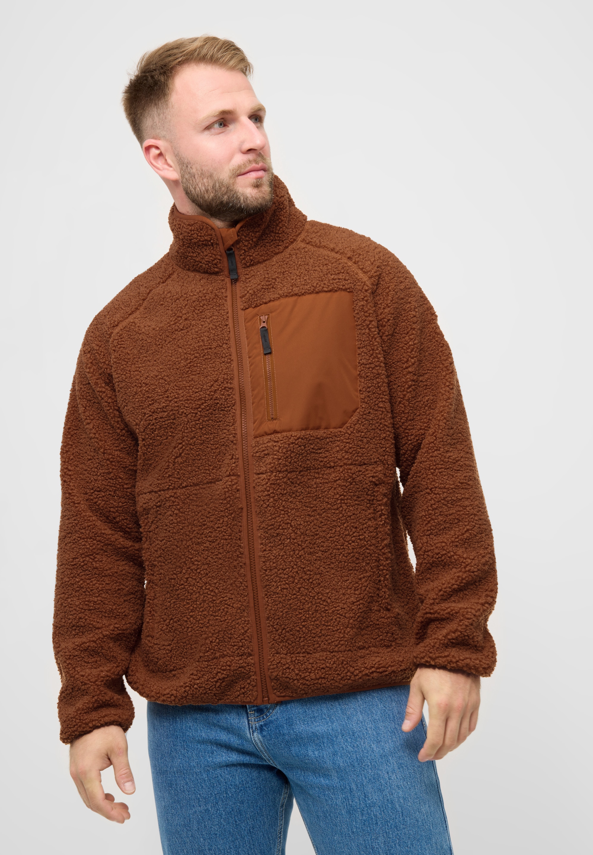 Derbe Fleecejacke "Kuschelby Pocket" ohne Kapuze Fleecejacke, weich, warm, günstig online kaufen