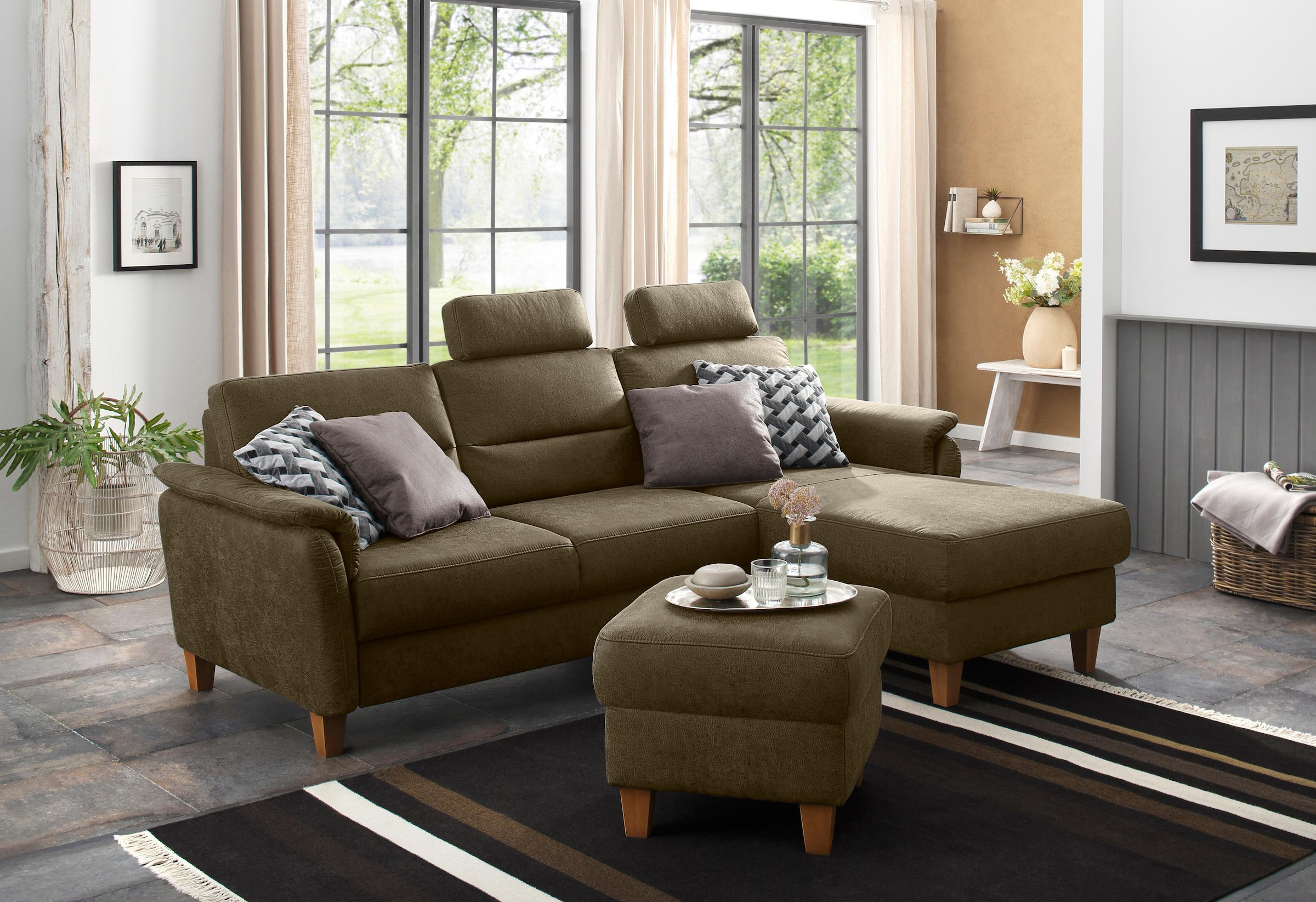 Home affaire Ecksofa "Palmera L-Form, B: 244 cm - OTTO. Verlässliche Qualit günstig online kaufen