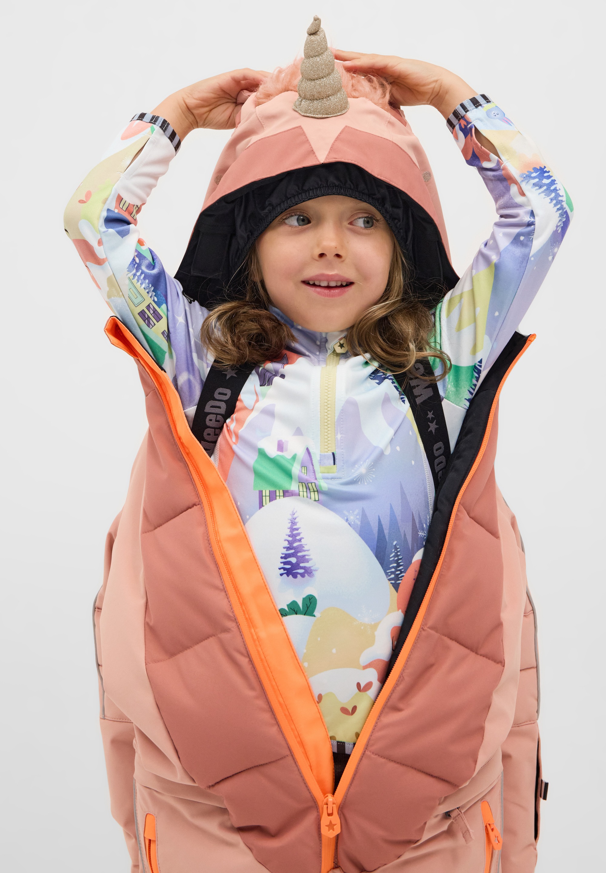 WeeDo Schneeoverall »UNIDO GLITTER Schneeanzug« Mitwachsender Schneeanzug
