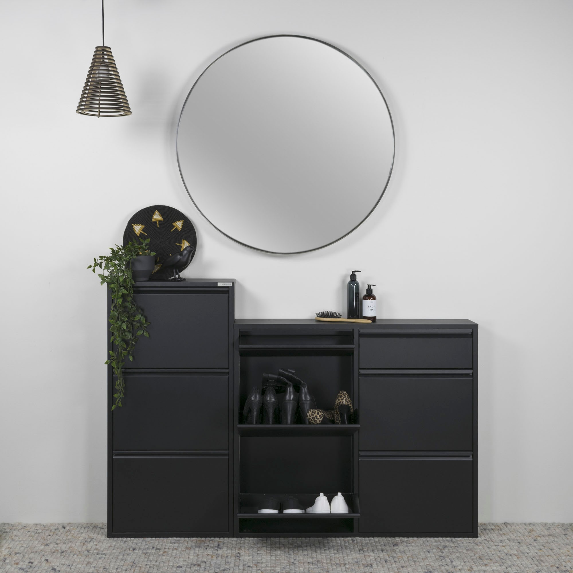 Spinder Design Schuhschrank »Billi« Metall, Breite 98 cm