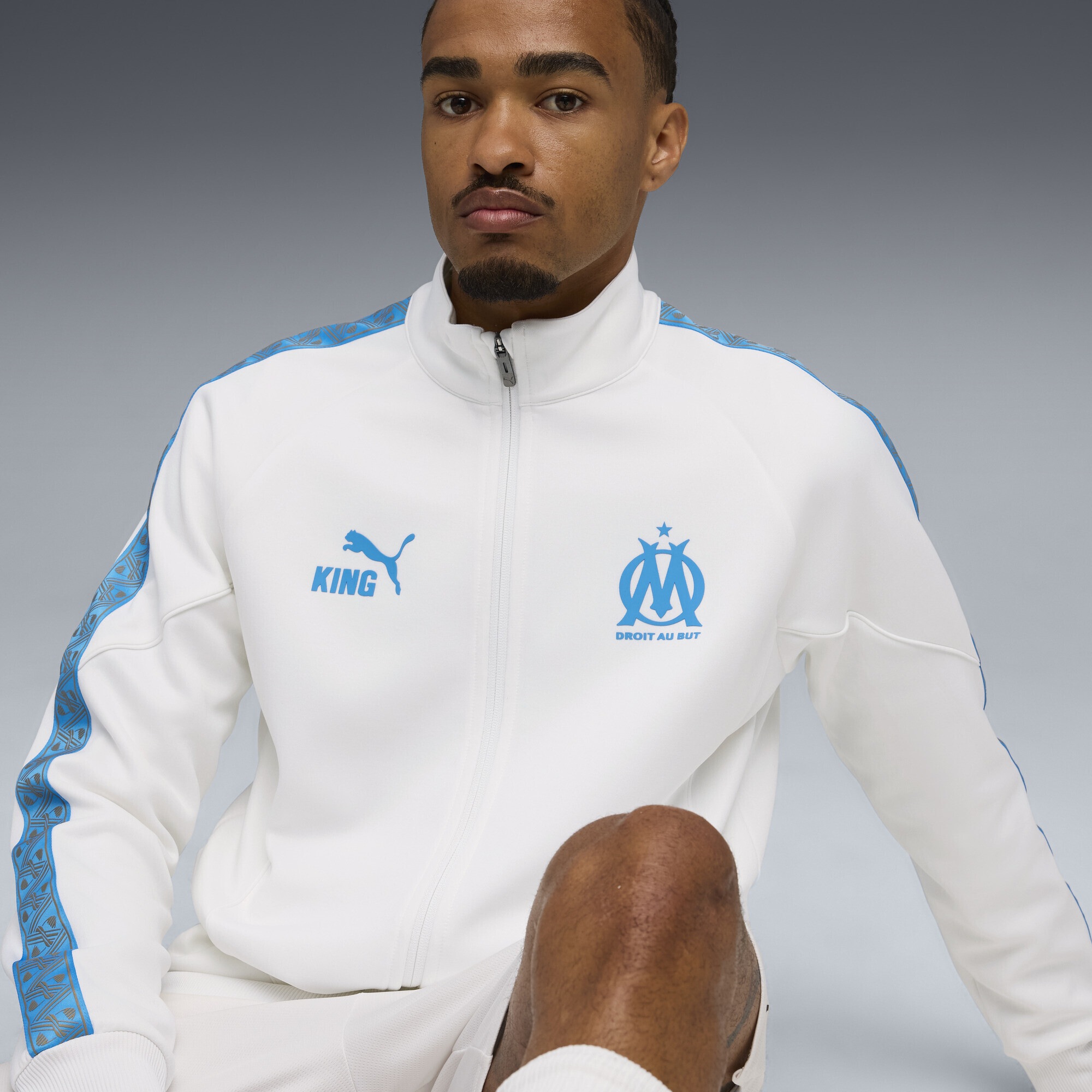 PUMA Sweatjacke »Olympique de Marseille KING Anthem Jacke Herren«