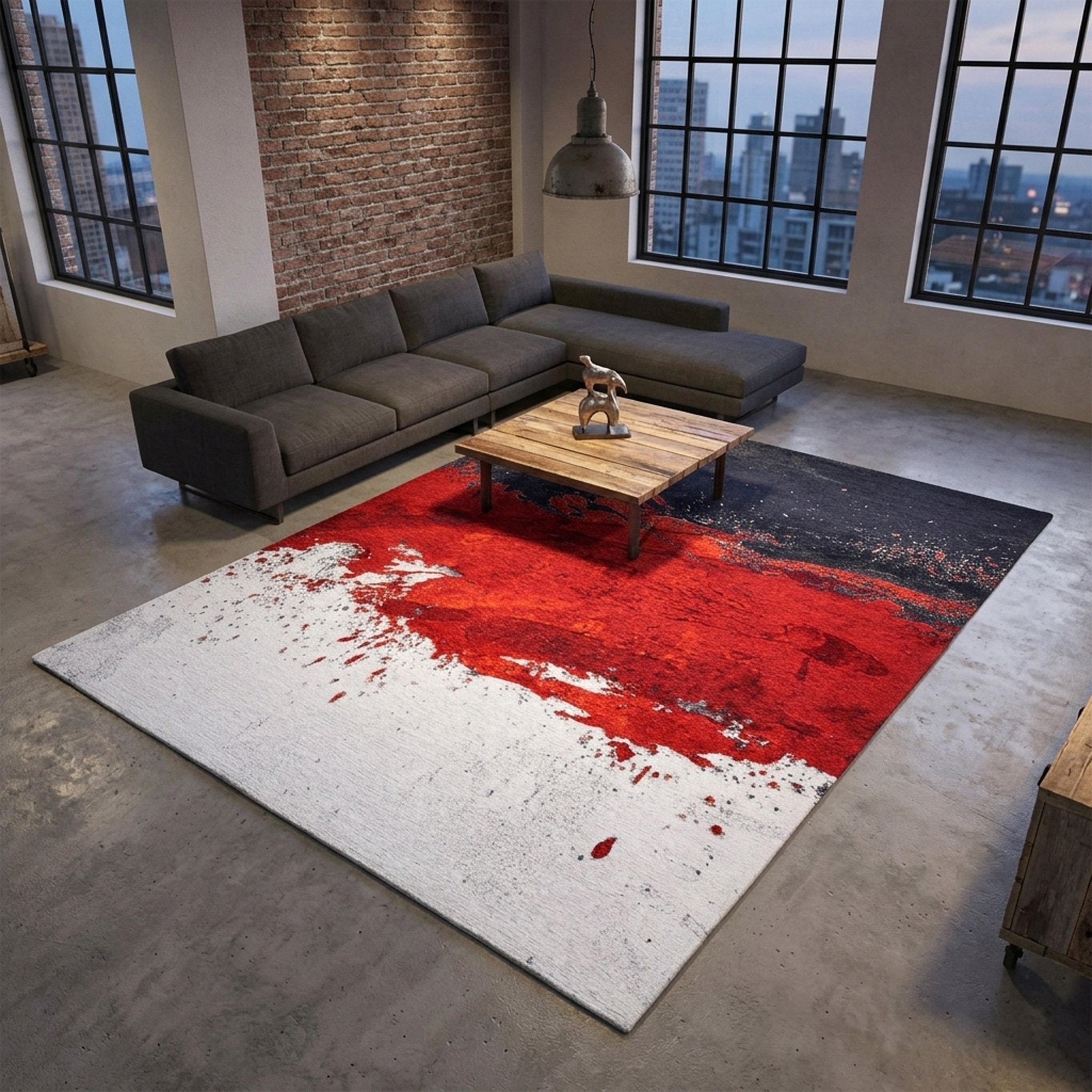 GINO FALCONE Cosima-116 Rug Red 190x280cm 4