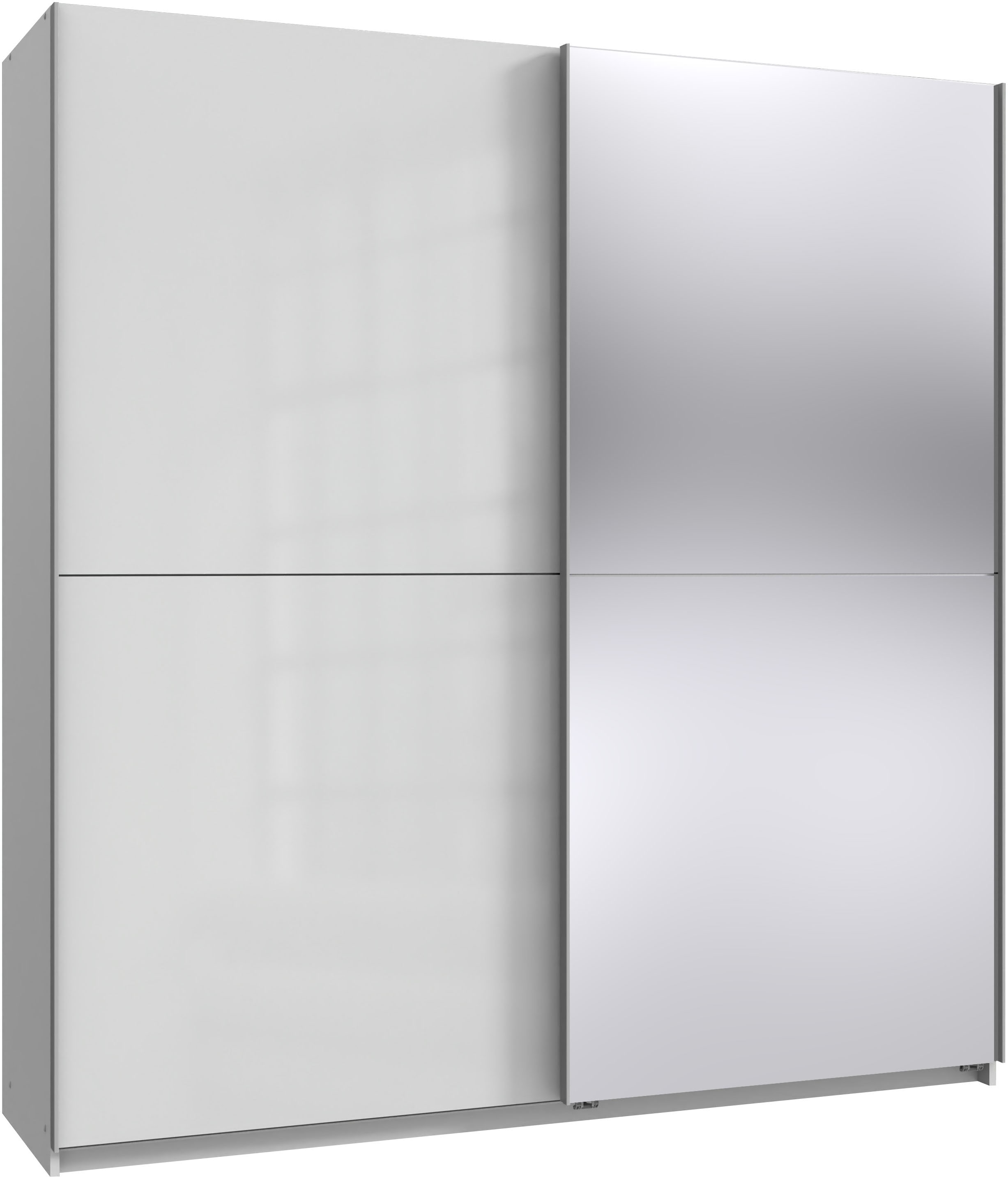 Wimex "Mugano, B/T/H 135 oder 180/65/198cm, Made in Germany" wähle Deine Ausstattung: Basic oder Premium, 2 Schwebetüren mit oder ohne Spiegel, Metallgriffe