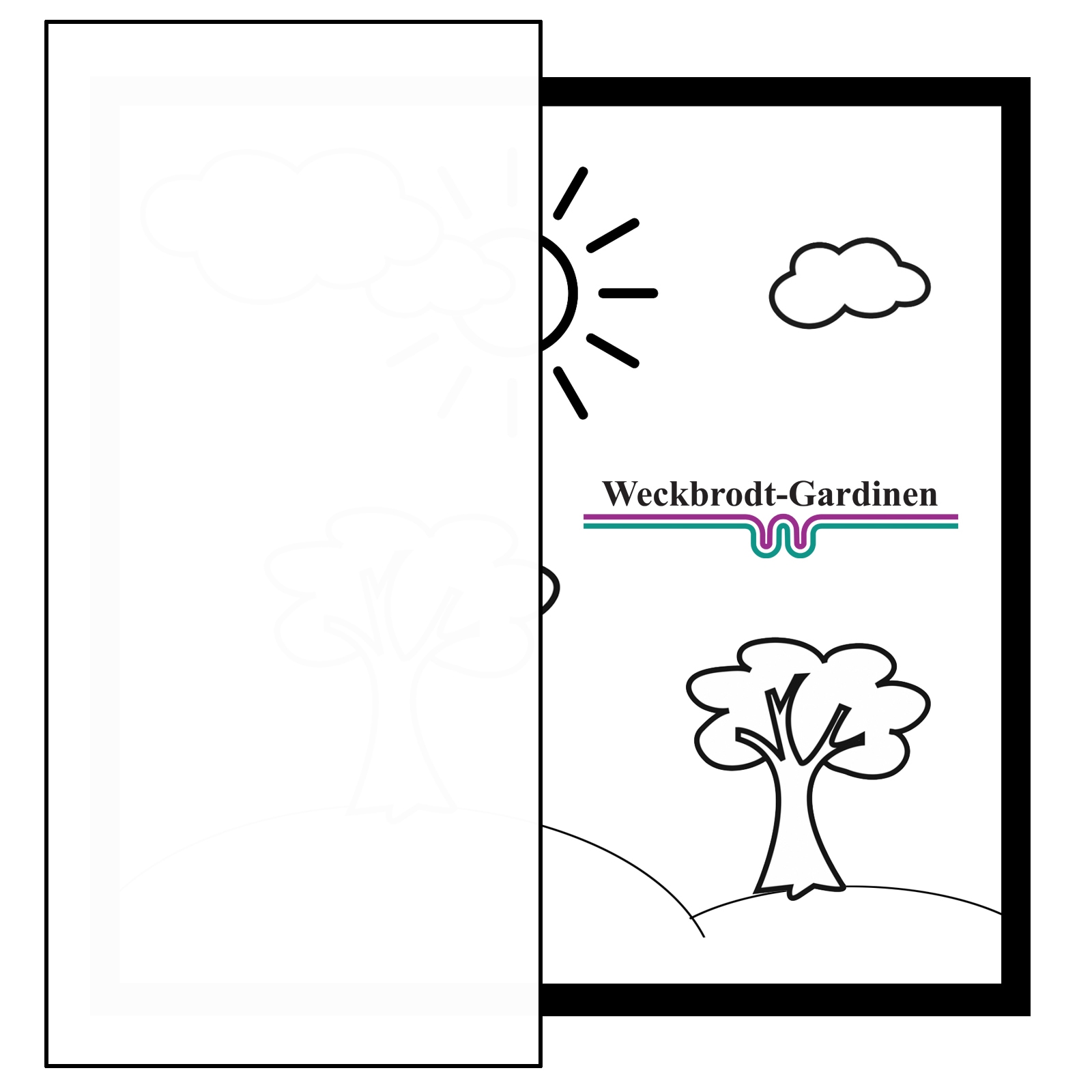 Weckbrodt Vorhang »Kilian«, (2 St.), Gardine, Store, Dekoschal, blickdicht