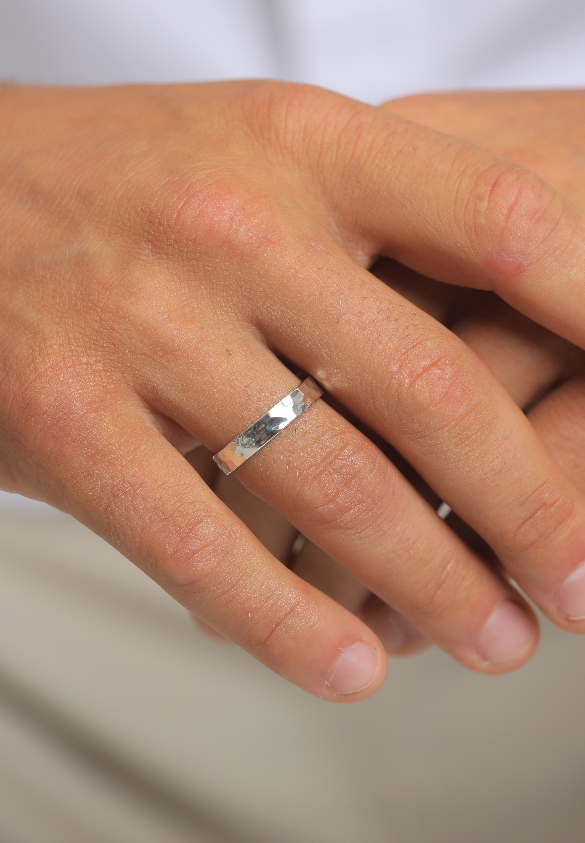 Kuzzoi Silberring »Bandring Herrenring Freundschaftsring 925 Silber«