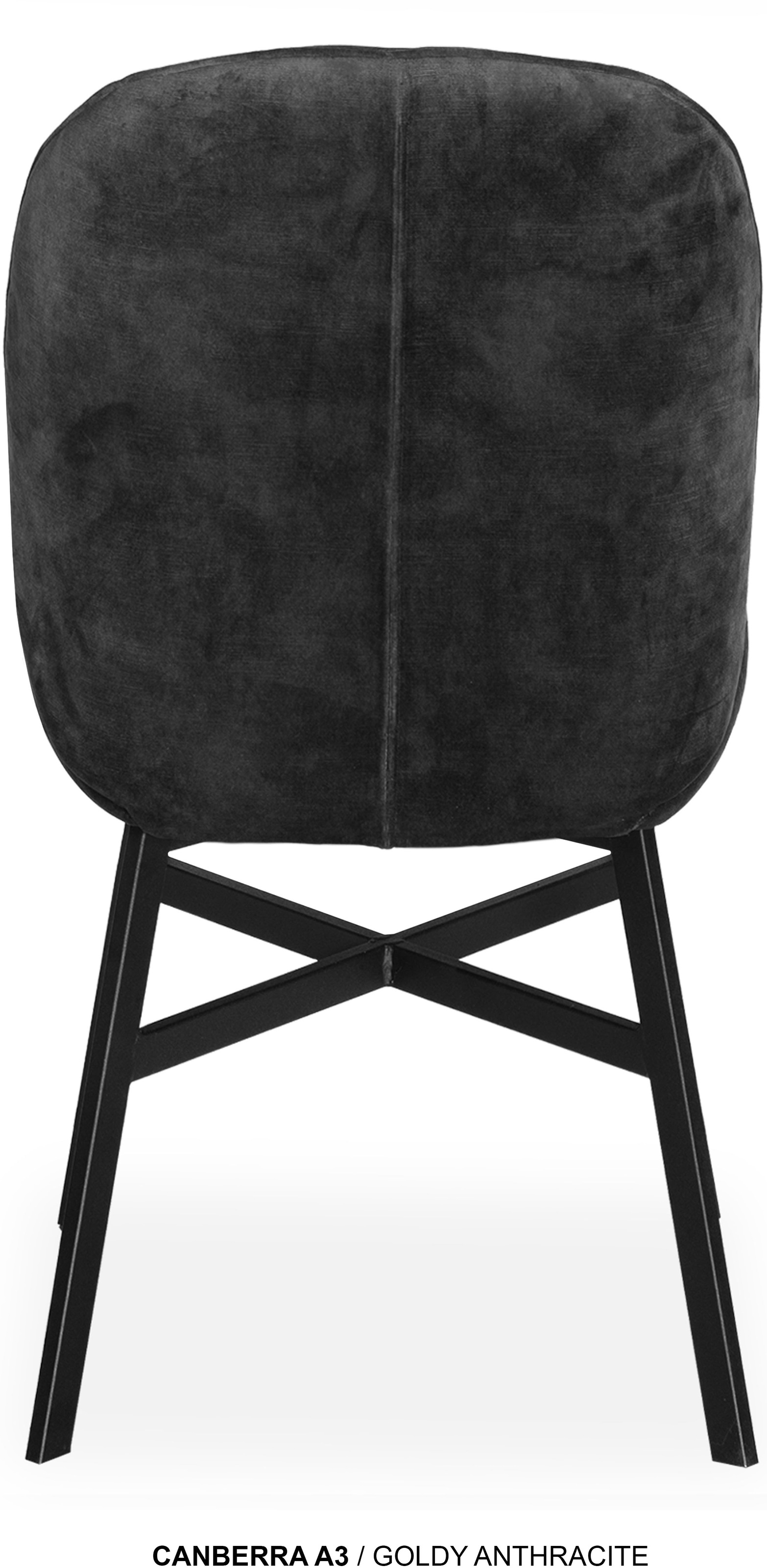 OMG Design Esszimmerstuhl »Canberra« (Set) 1 Stk.Esszimmerstuhl, pflegeleichter Samtvelour Bezug