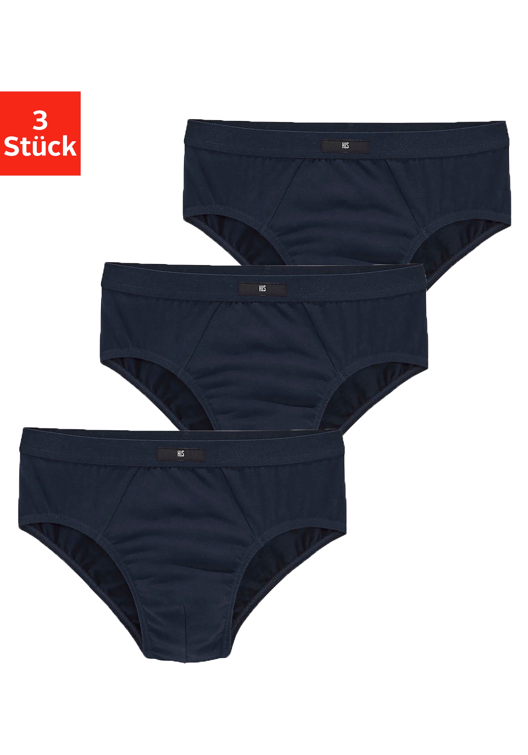 H.I.S Slip Packung, 3 Stk. tlg., ohne Seitennaht günstig online kaufen