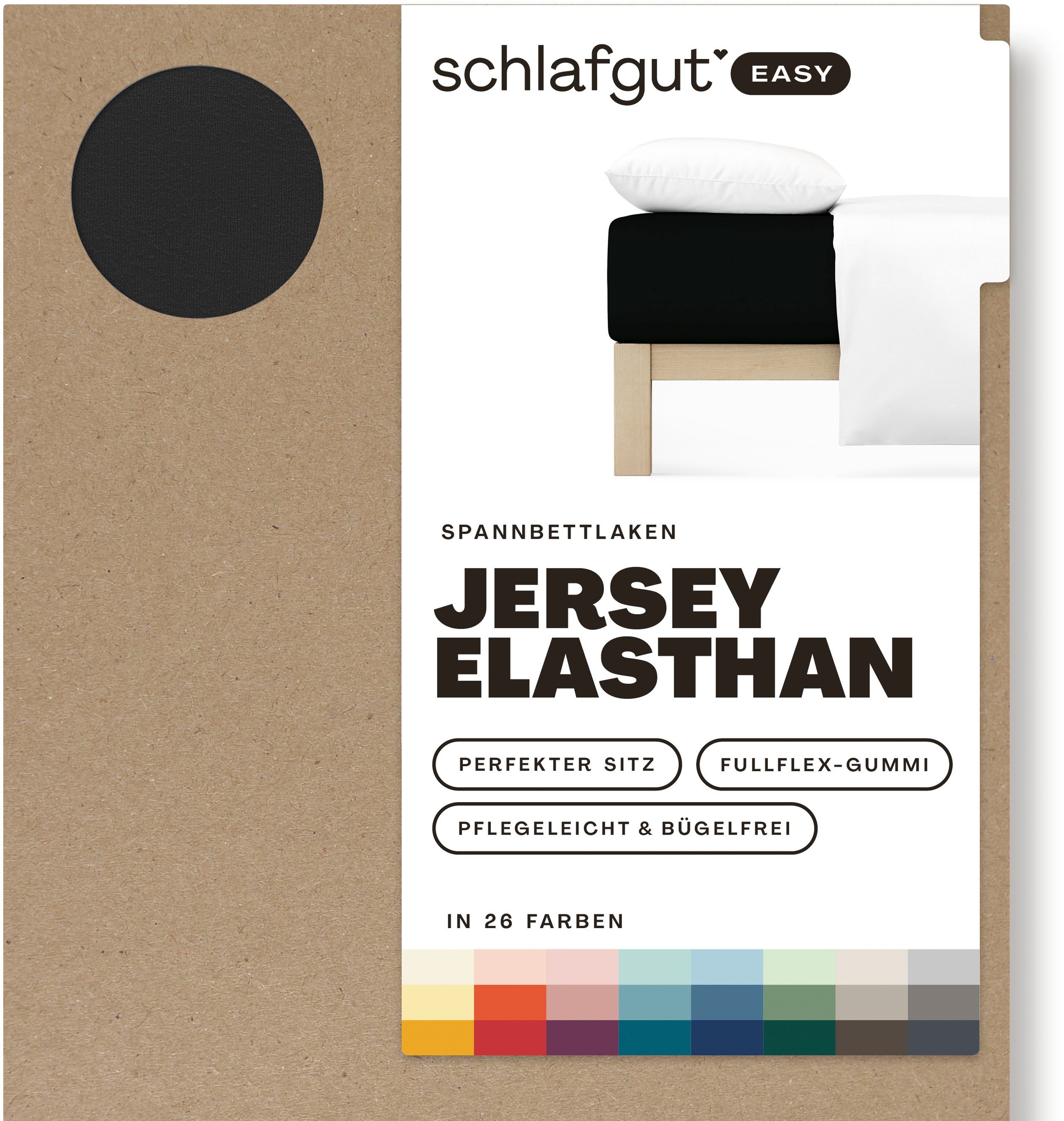 Schlafgut Spannbettlaken "EASY Jersey Elasthan", MADE IN GREEN by OEKO-TEX