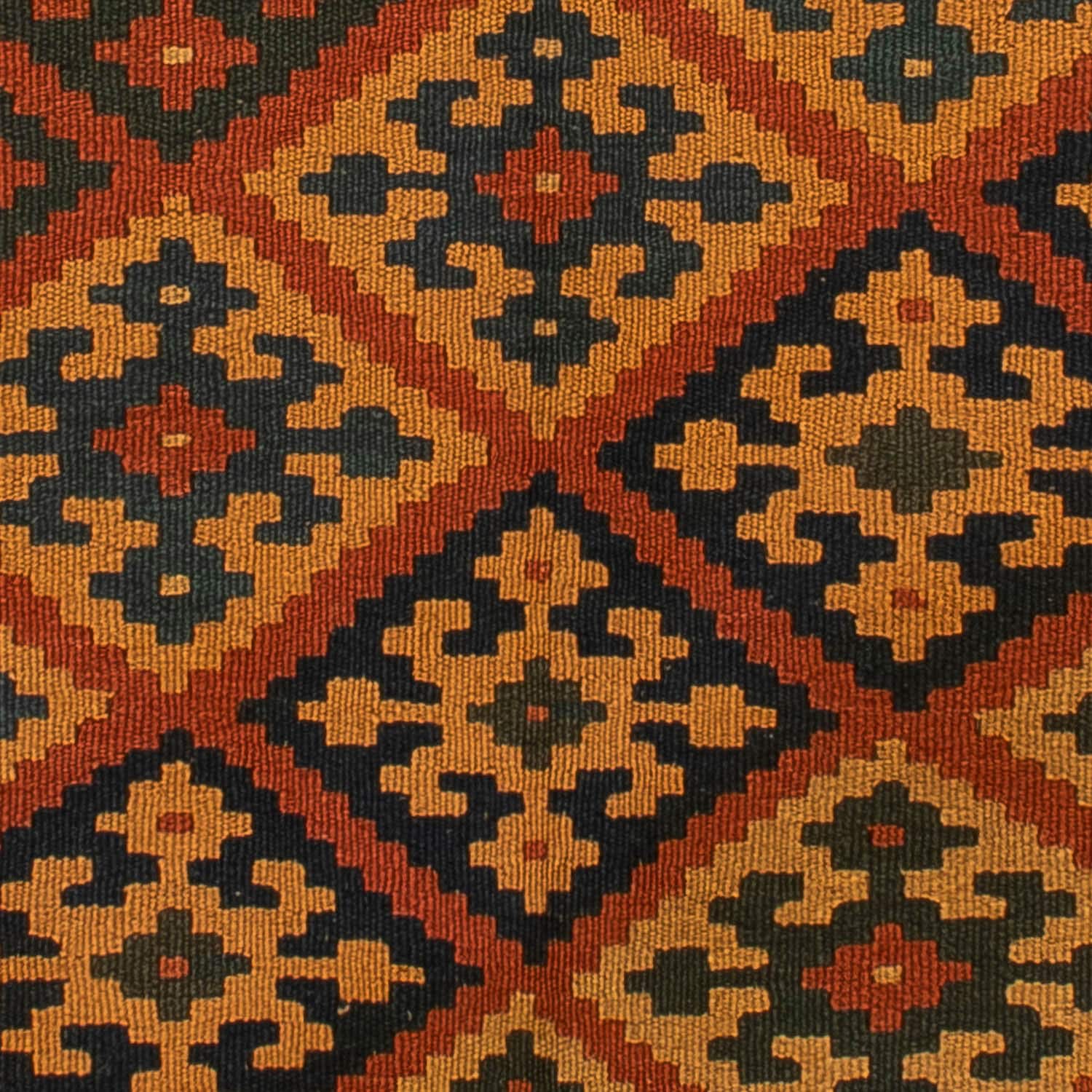 morgenland Wollteppich »Kelim - Oriental - 198 x 148 cm - dunkelrot«, rechteckig, Wohnzimmer, Einzelstück
