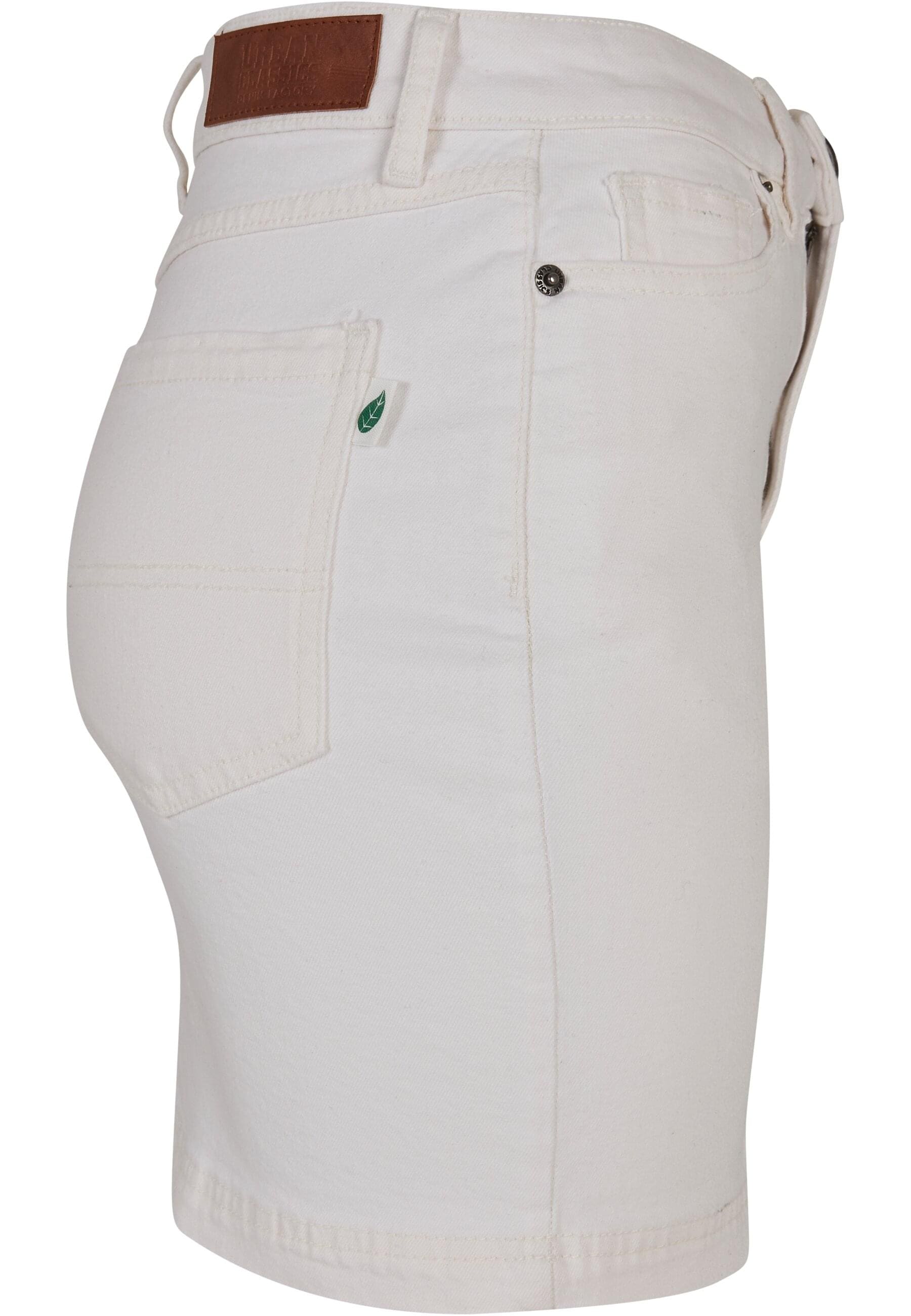 URBAN CLASSICS Jerseyrock »Urban Classics Damen Ladies Organic Stretch Denim Mini Skirt«, (1 tlg.)