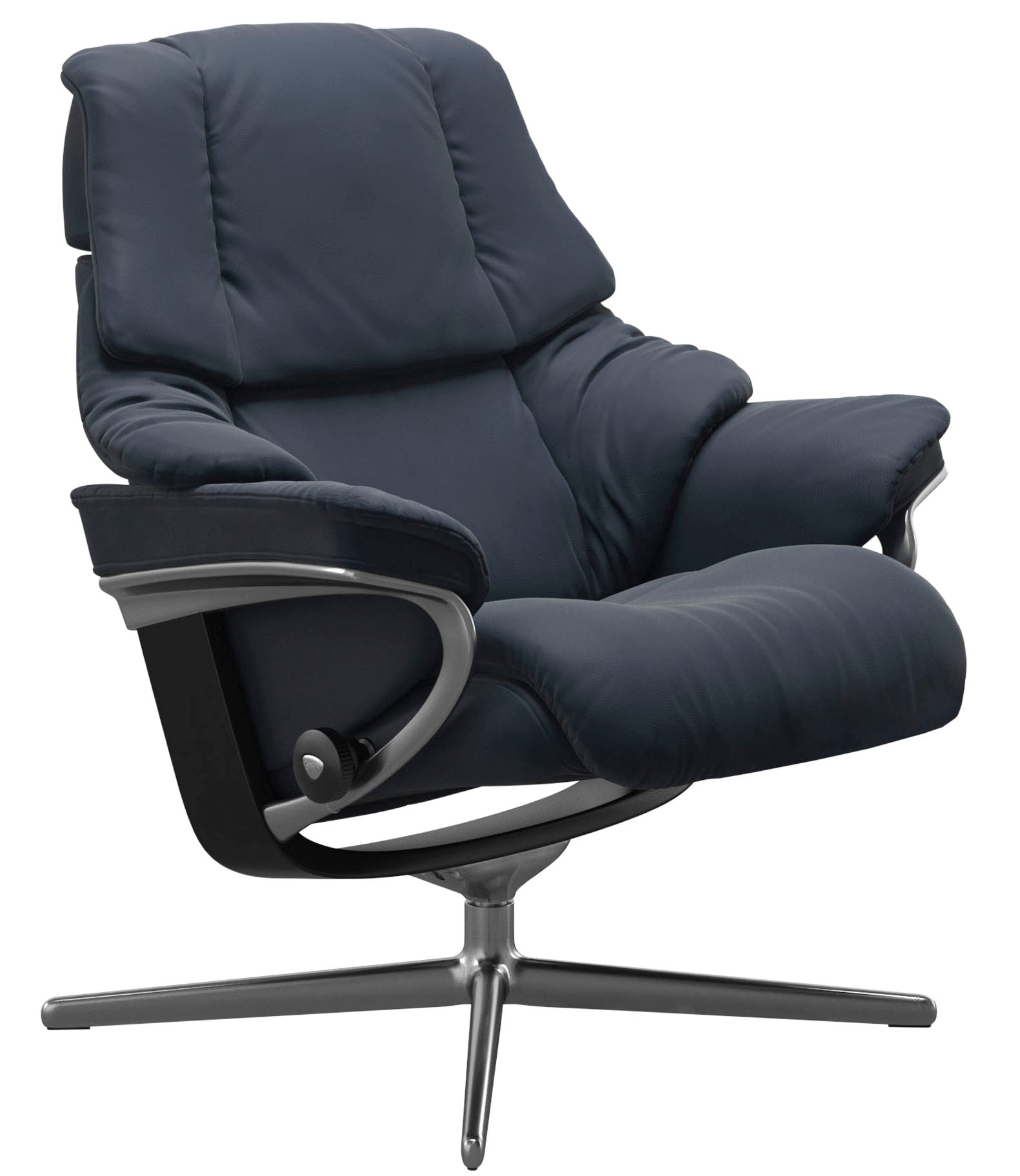 Stressless® Relaxsessel »Reno«, mit Cross Base, Größe S, M & L, Holzakzent Schwarz