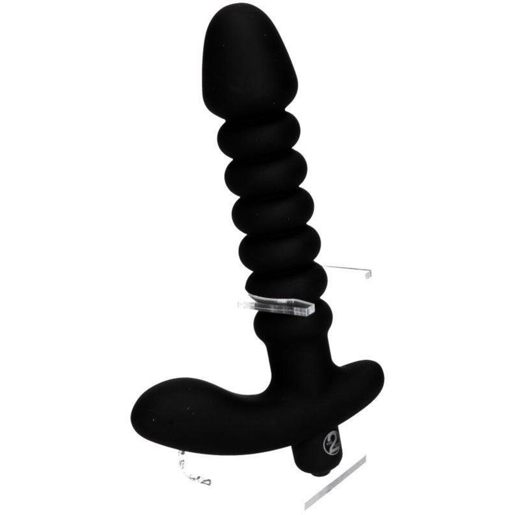 BLACK VELVETS Analdildo »BV Vibr. Plug Medium«