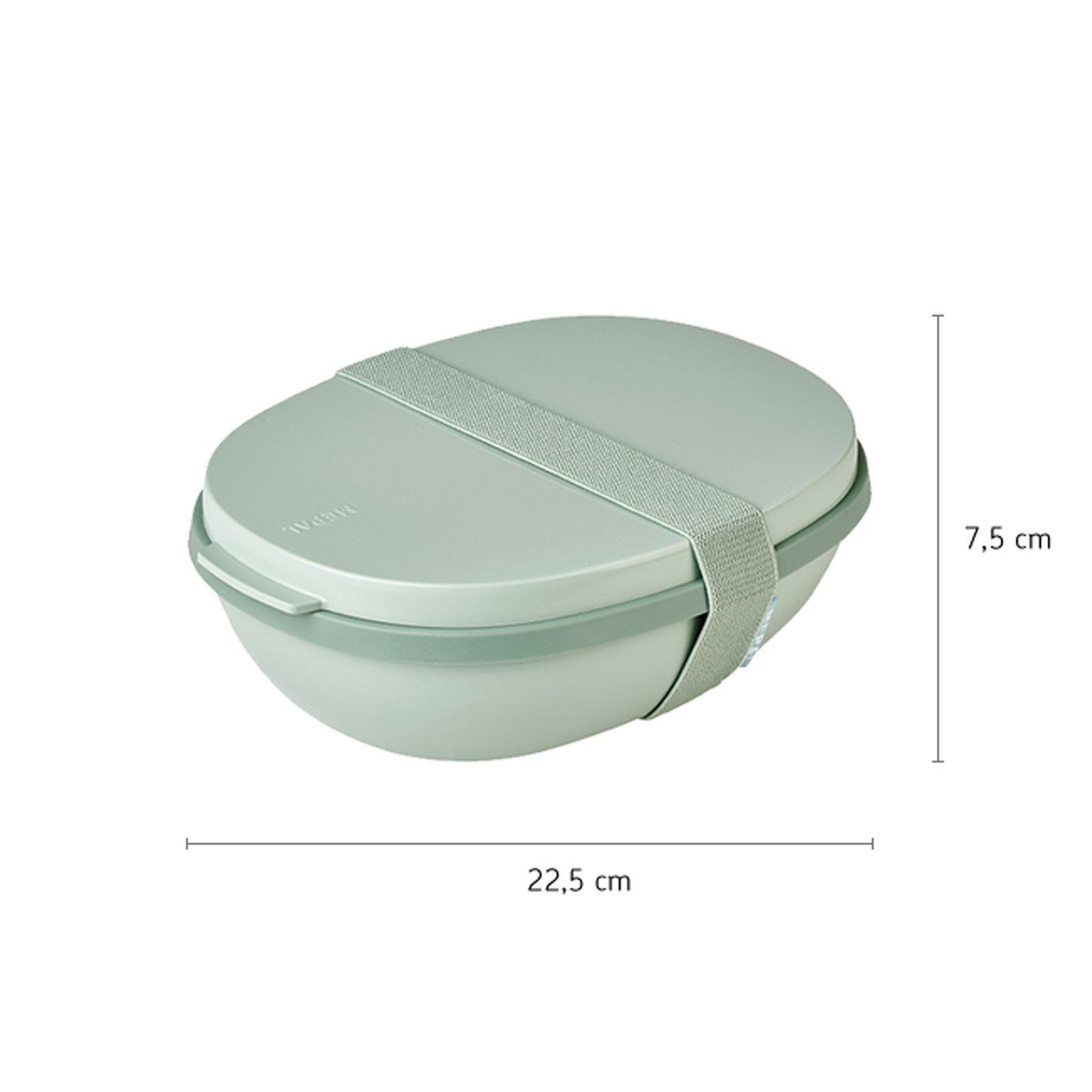 Mepal Lunchbox "Lunchbox Duo Ellipse 825 + 600 ml" 2 Stk. tlg. günstig online kaufen