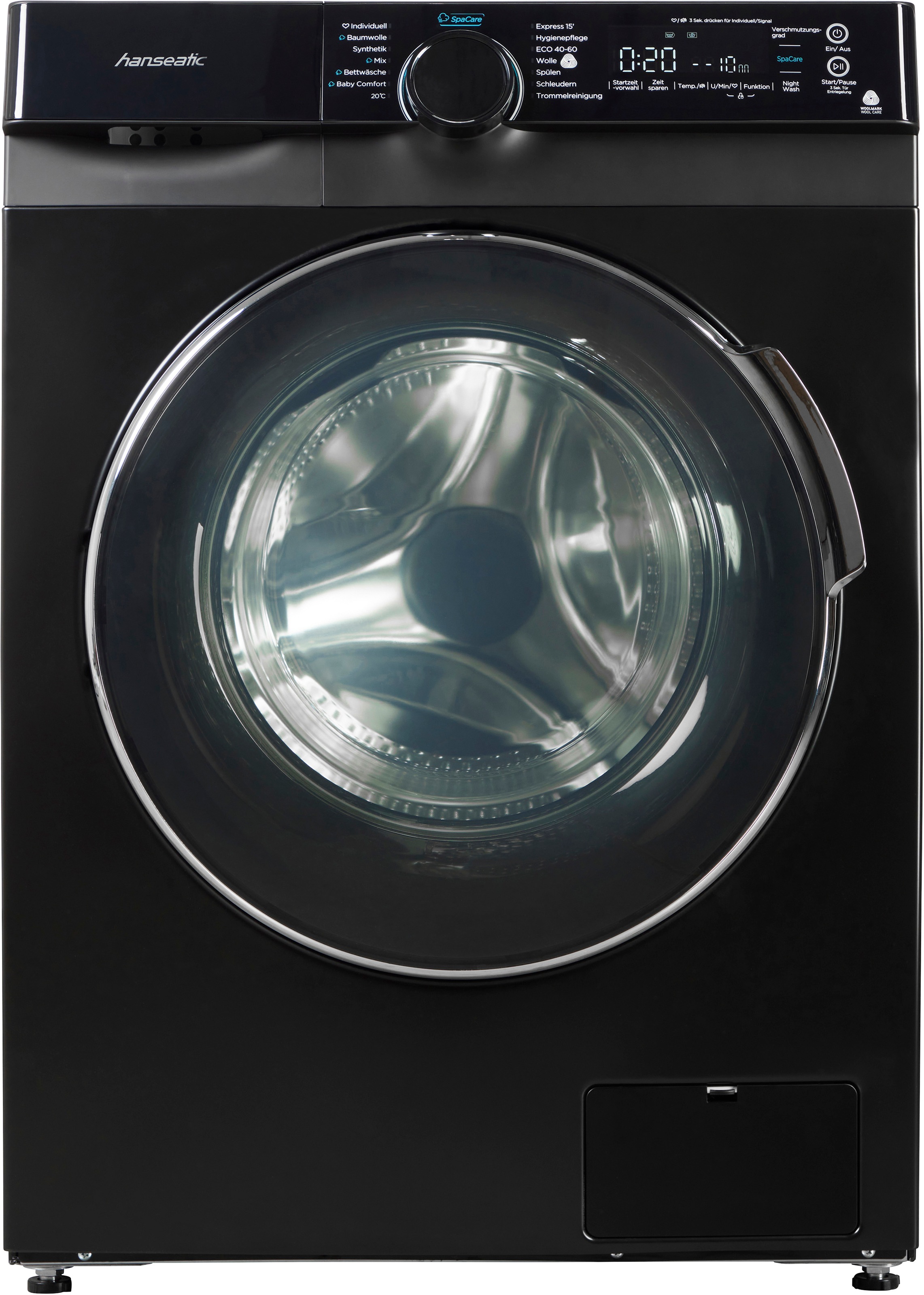 Hanseatic Waschmaschine "HWMK814A1BI" 8 kg 1400 U/min Überlaufschutzsystem günstig online kaufen