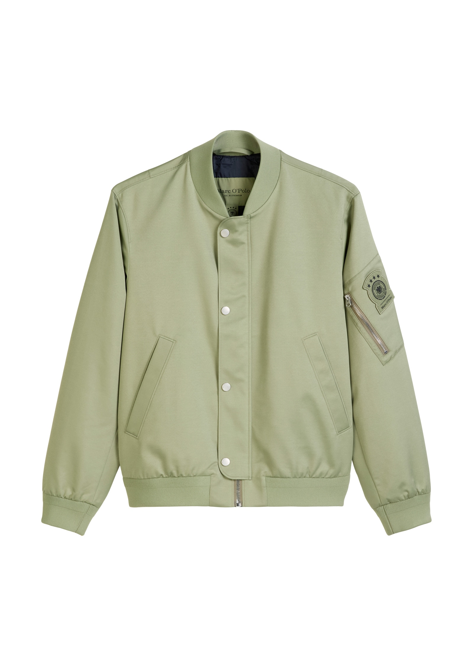 Marc O'Polo Outdoorjacke »aus wasserabweisendem Micro-Canvas«, ohne Kapuze