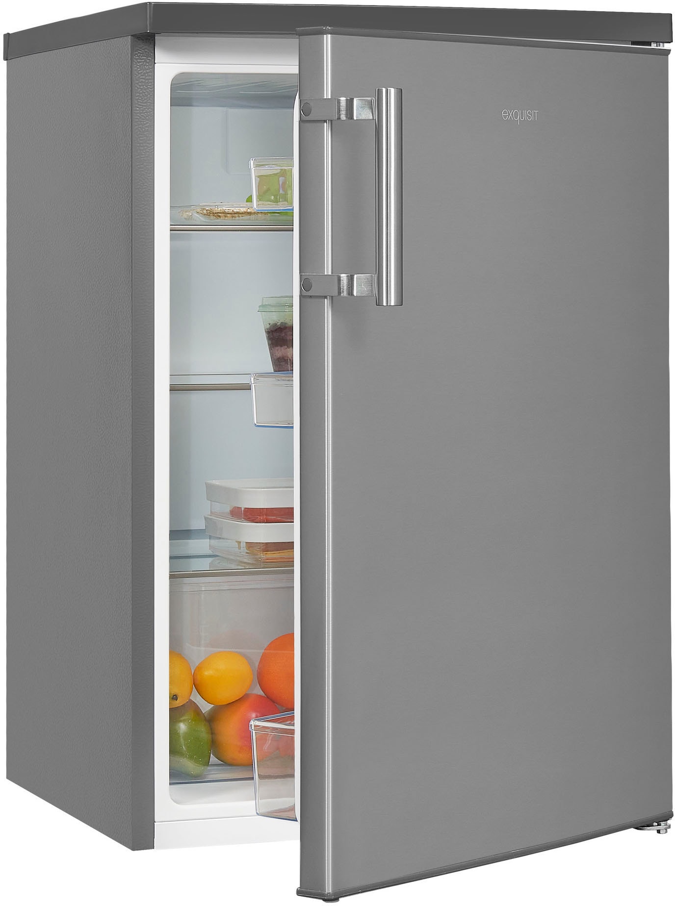 exquisit Kühlschrank »KS16-V-H-010D«, KS16-V-H-010D D, cm 133 hoch, Liter BAUR breit, 85,5 | cm Nutzinhalt weiss, 56 Energieeffizienzklasse