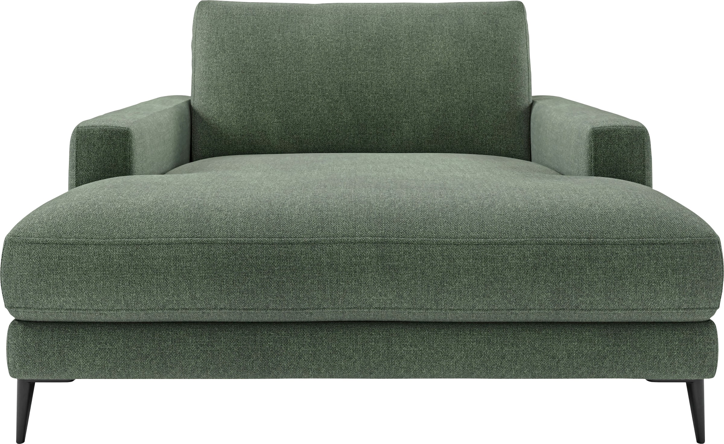 INOSIGN Chaiselongue "Downtown Loungemöbel zum Relaxen, B/T/H: 132/170/84 cm", auch in Bouclé, Cord und Easy care - leic