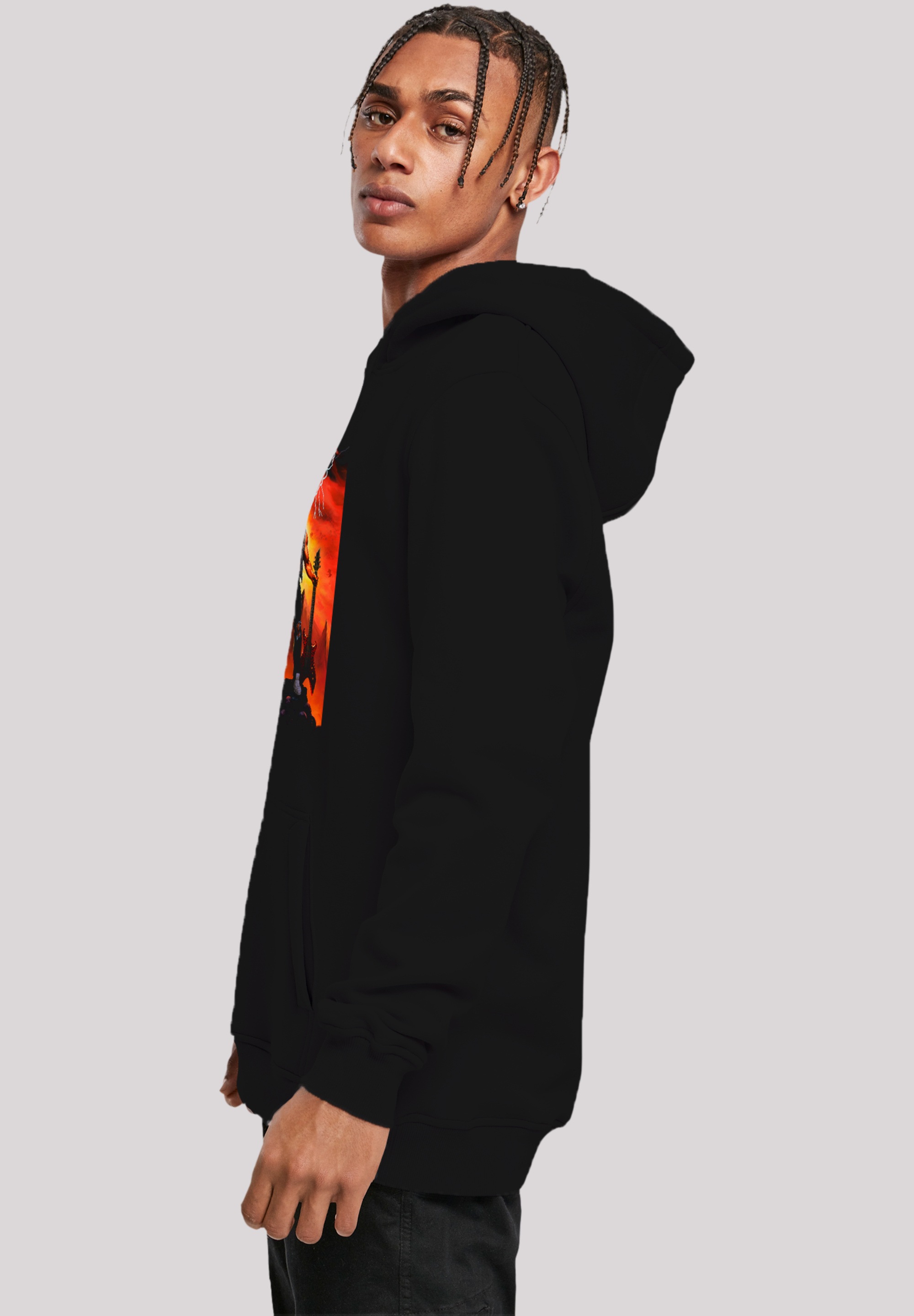 F4NT4STIC Kapuzenpullover »Stranger Things Hell Guitar- DTG Netflix TV Series«, Premium Qualität