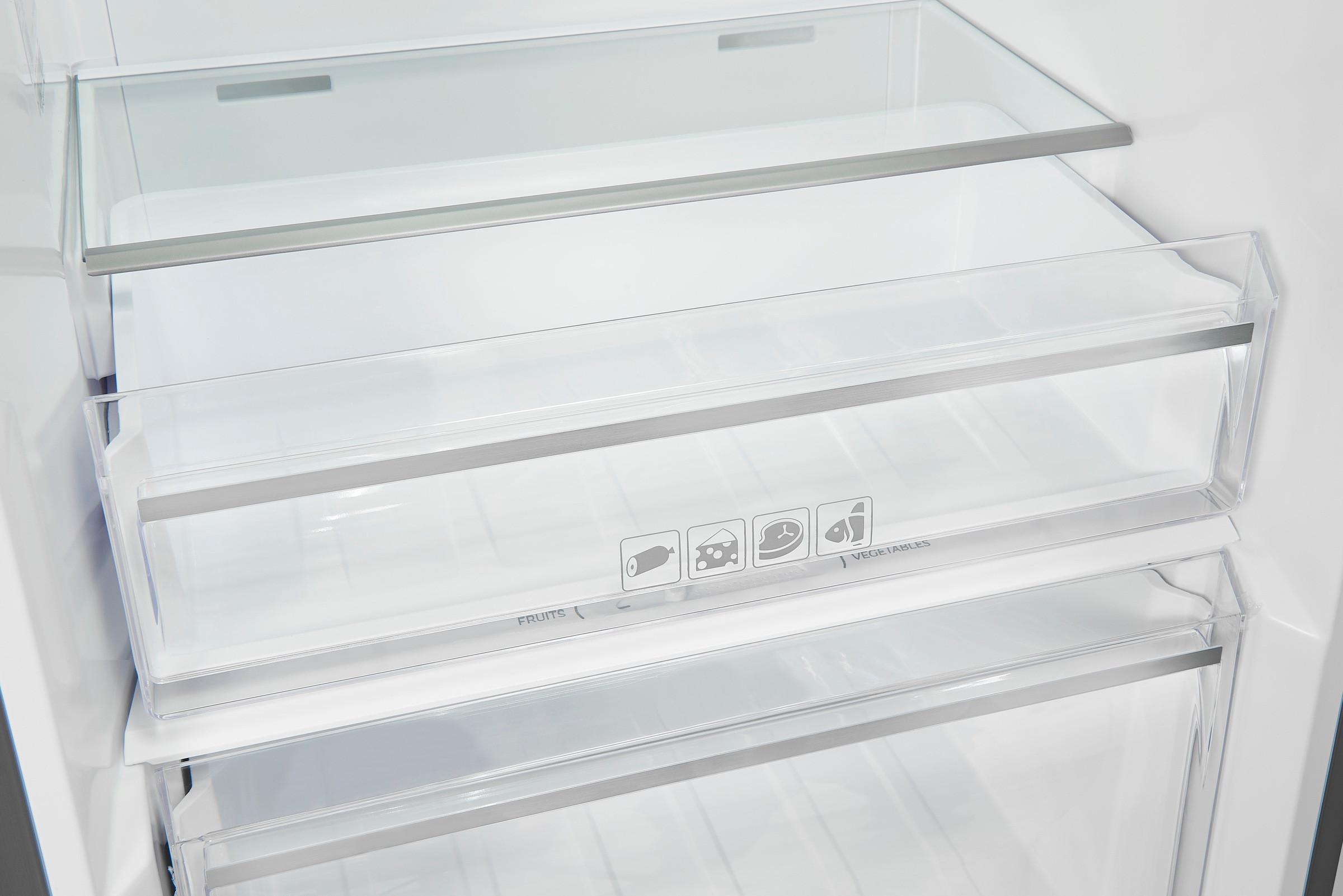 exquisit Vollraumkühlschrank »KS360-V-HE-040E inoxlook-az«