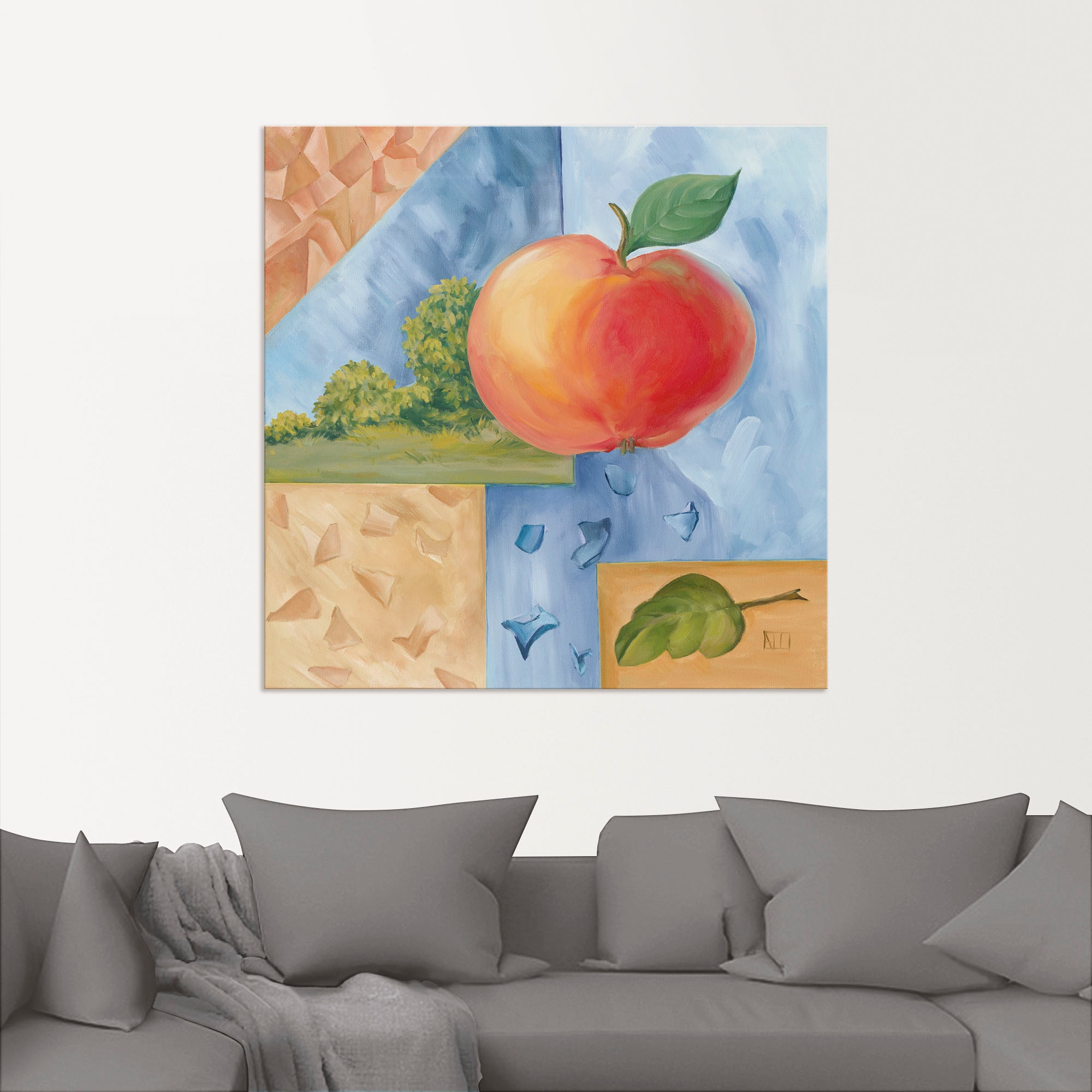 Artland Wandbild »Apfel«, (1 St.), als Alubild, Leinwandbild, Wandaufkleber oder Poster in versch. Größen