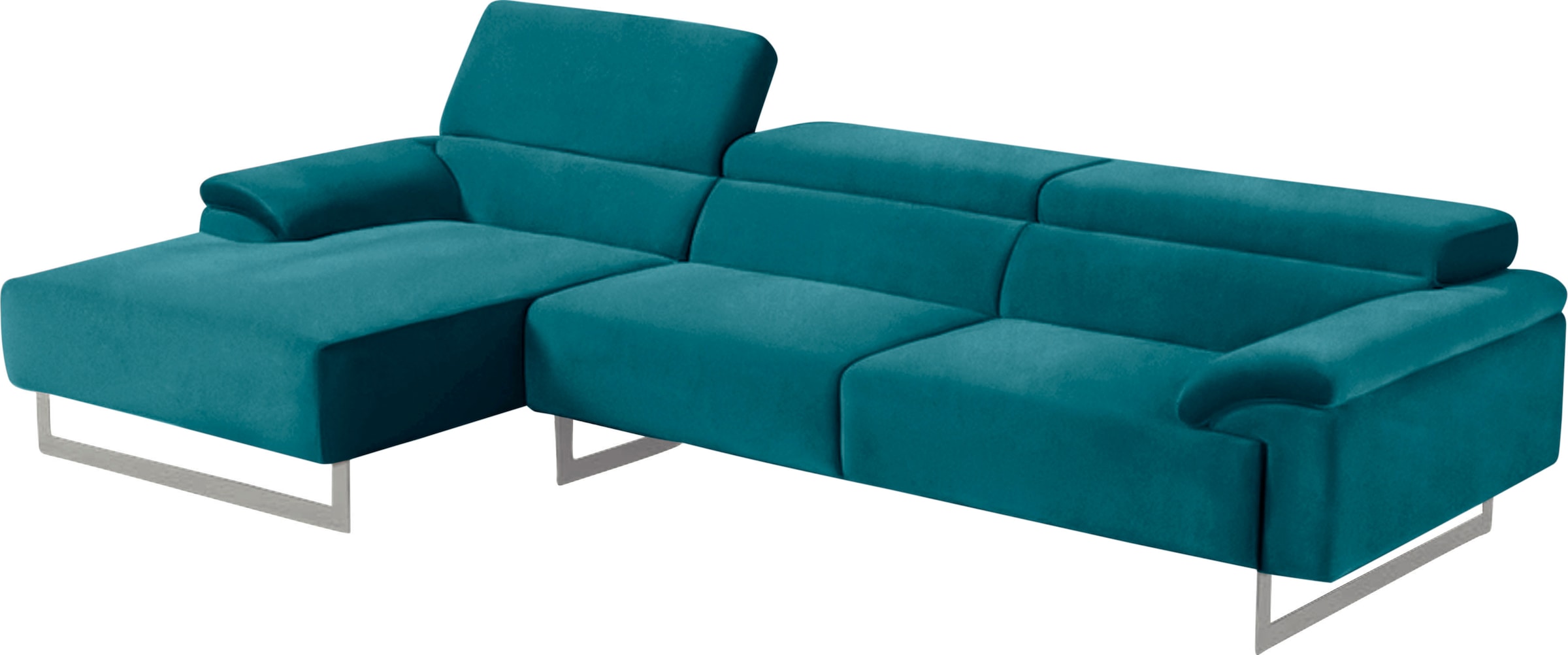 Egoitaliano Ecksofa "Malika, edel und bequem, Designsofa mit hochwertigen B günstig online kaufen