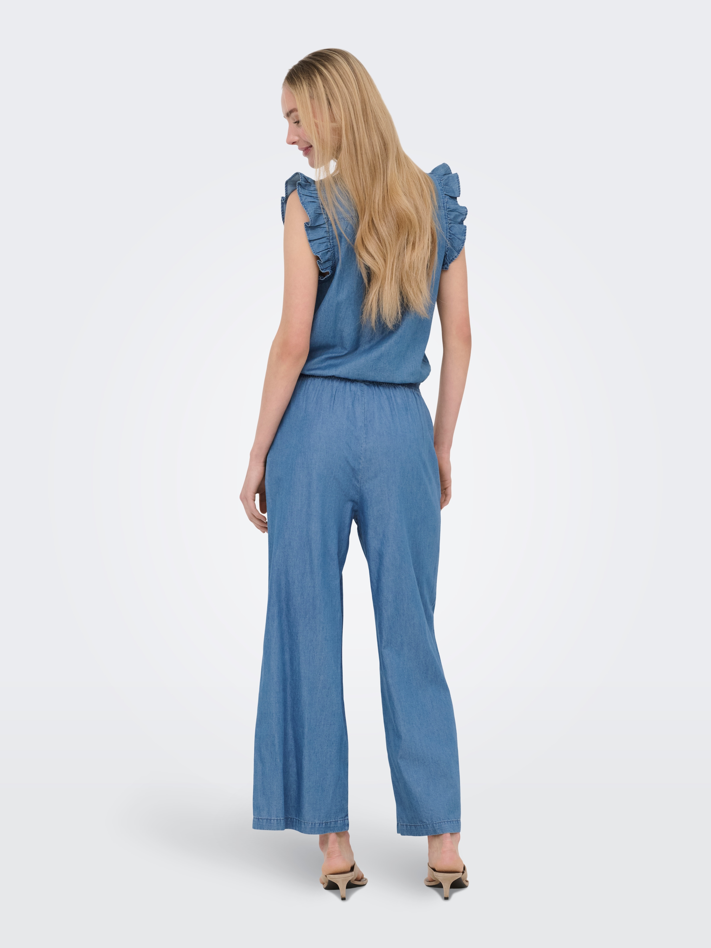 ONLY Weite Jeans »ONLETTY-BEA ELASTIC WIDE DNM QYT« Baumwollmischung, regular waist