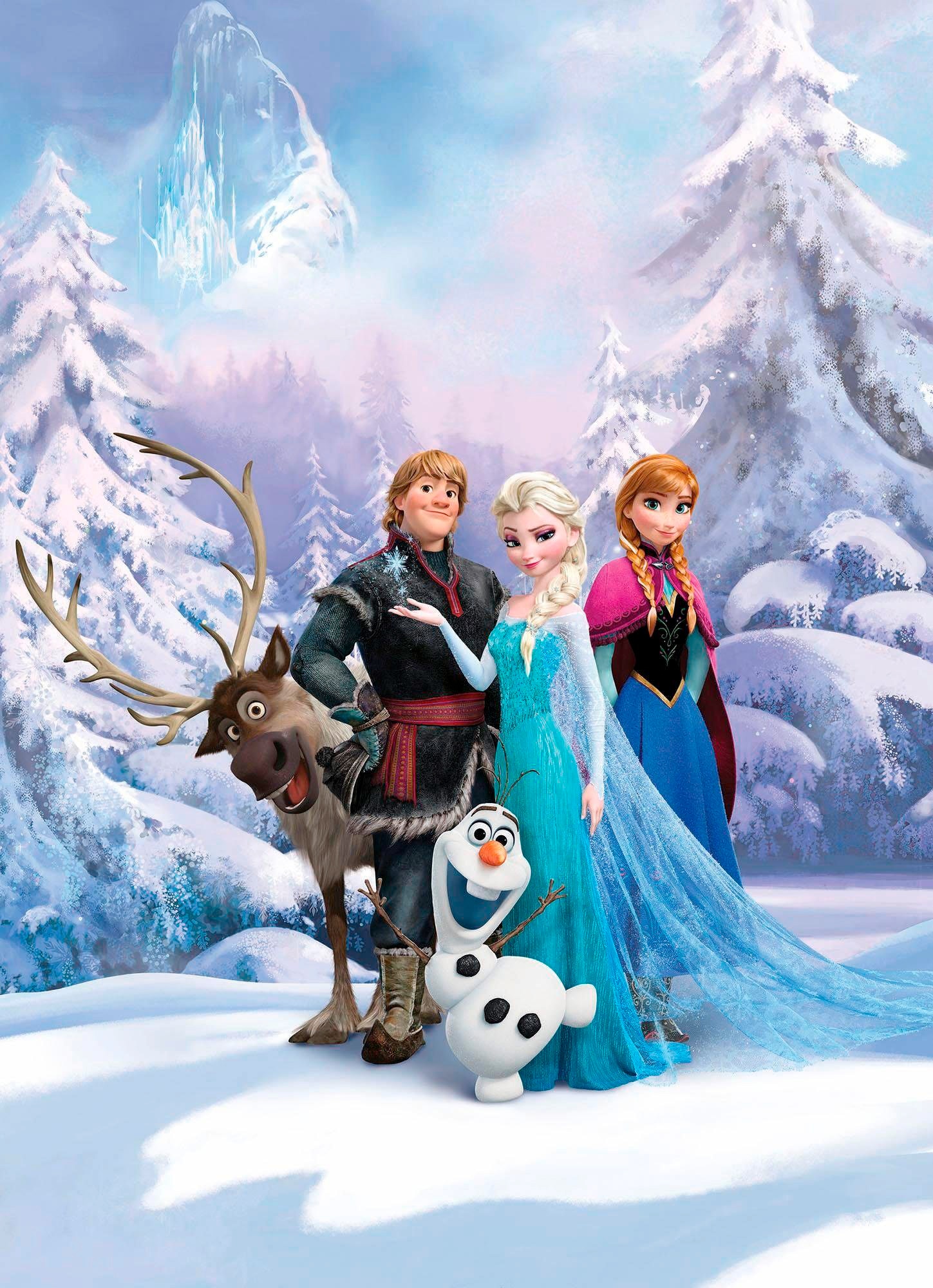 Komar Fototapete »Frozen Winter Land«, bedruckt-Comic, Höhe), Kleister inklusive x | BAUR kaufen 184x254 cm (Breite