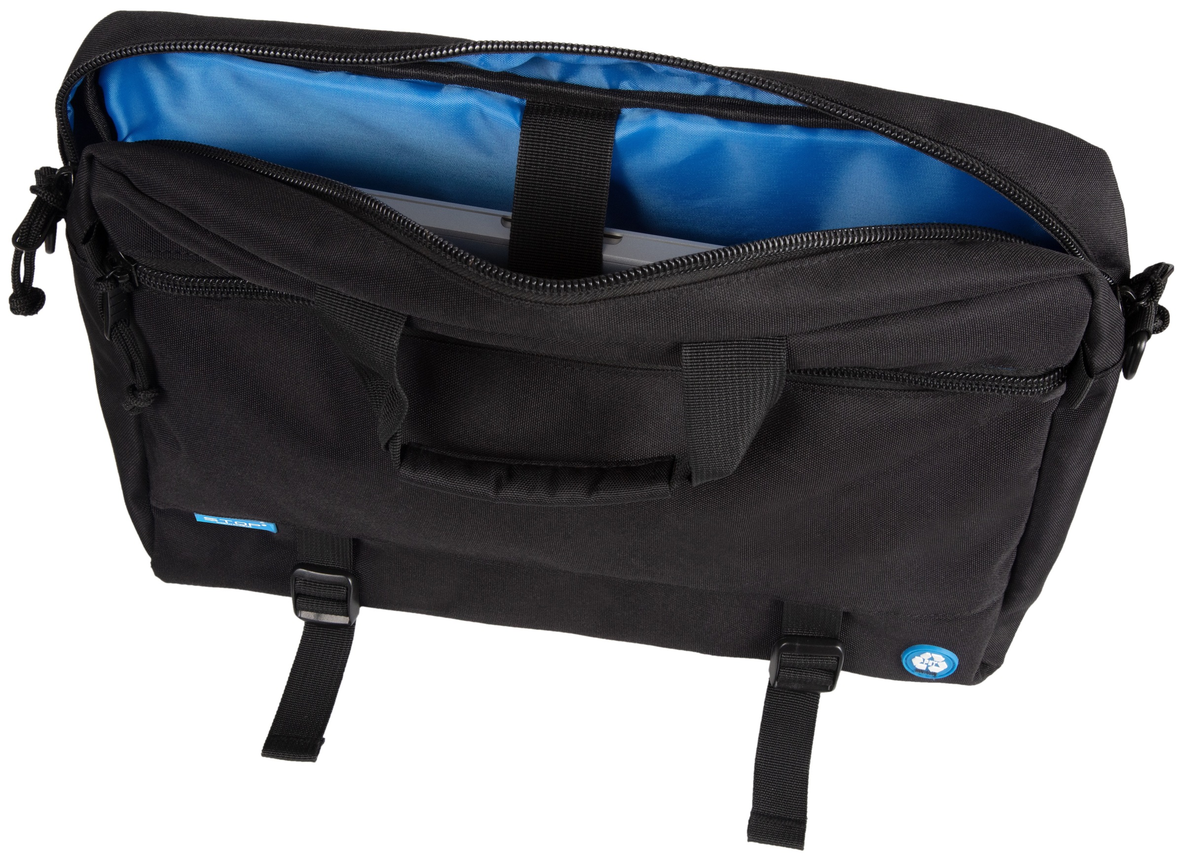 LIGHTPAK® Laptoptasche »Multifunktionstasche RPET«, auch als Rucksack tragbar; aus recyceltem Material