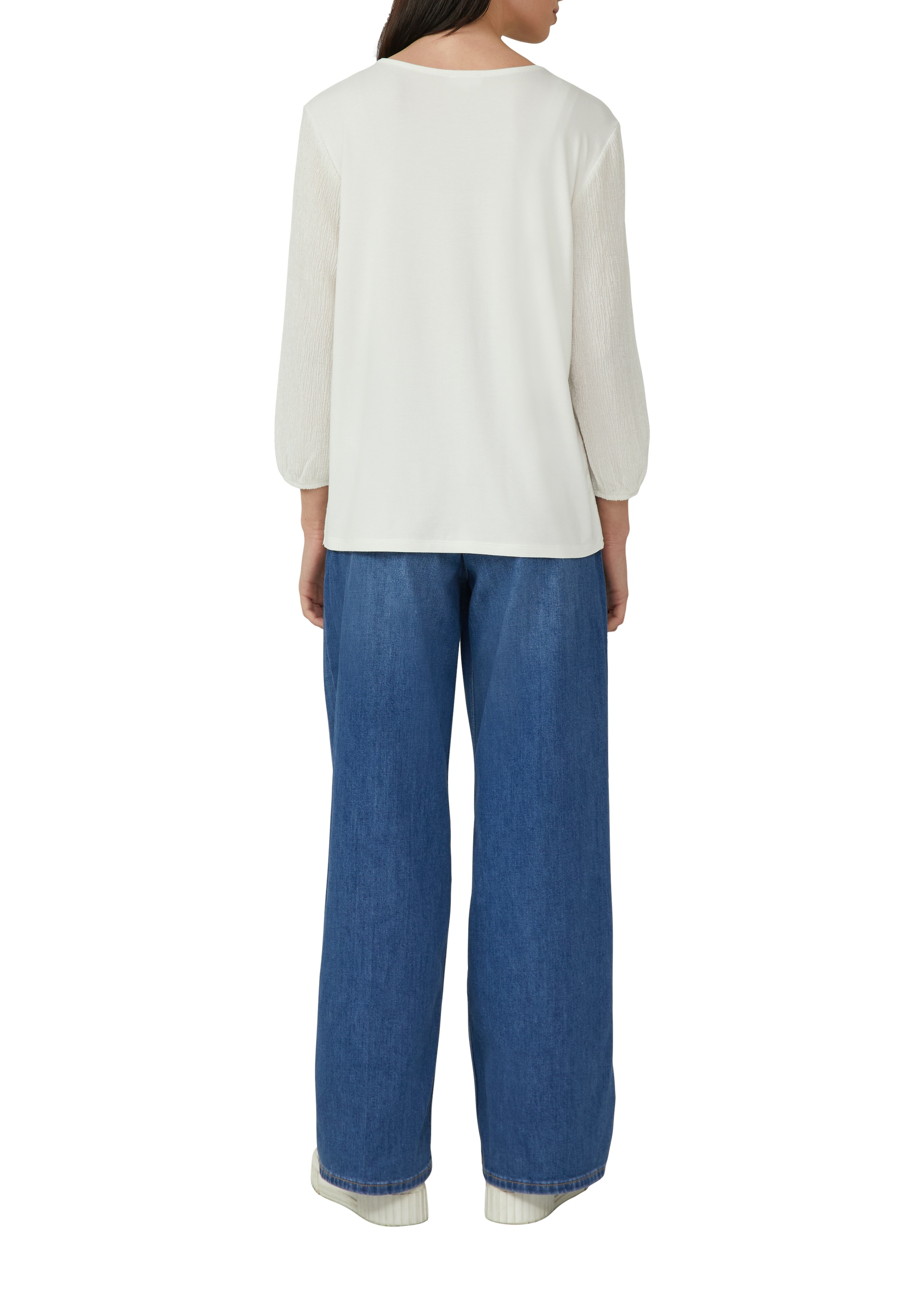 s.Oliver 3/4-Arm-Shirt, mit V-Ausschnitt