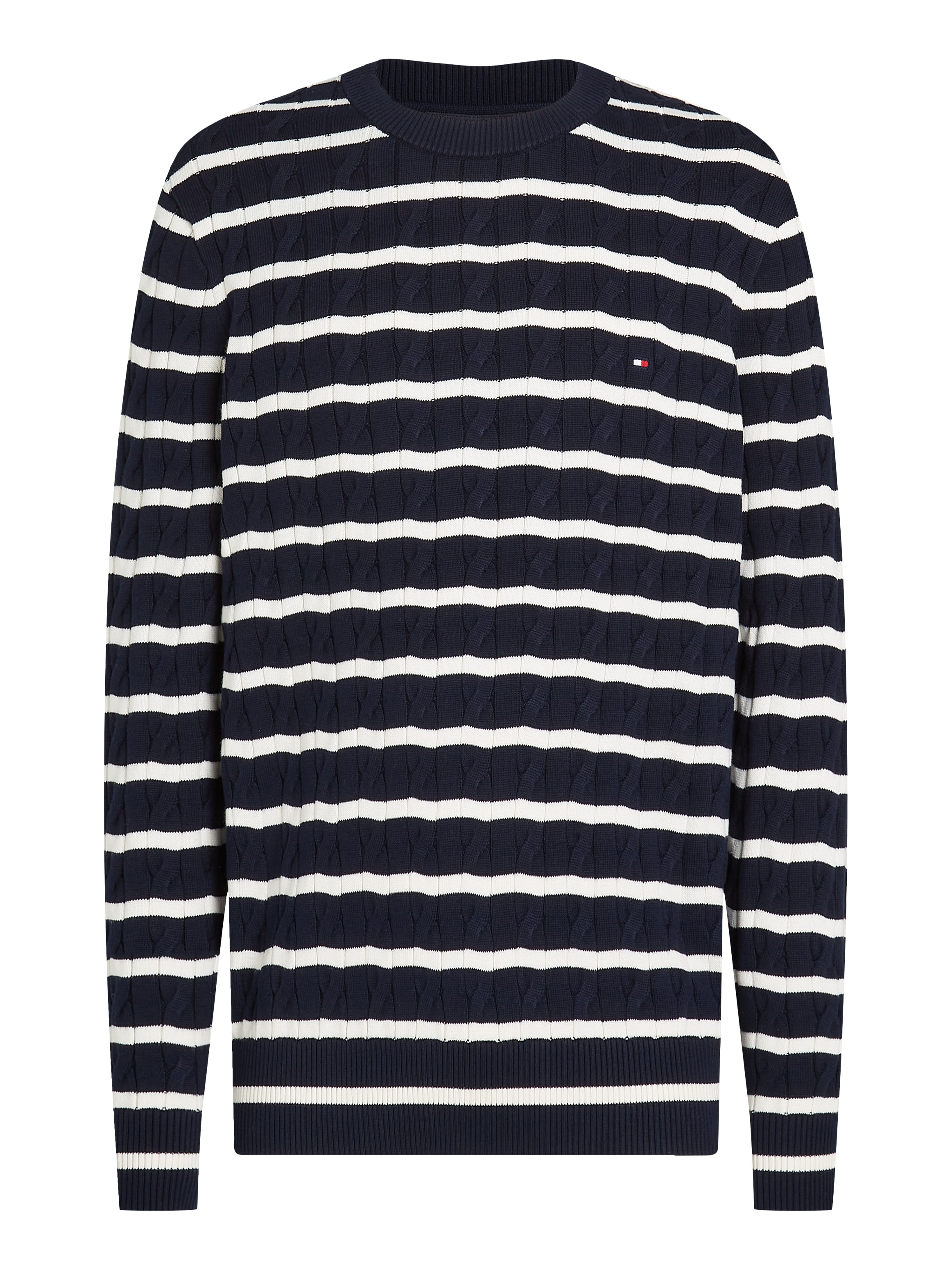 Tommy Hilfiger Strickpullover »CLASSIC CABLE CREW NECK«