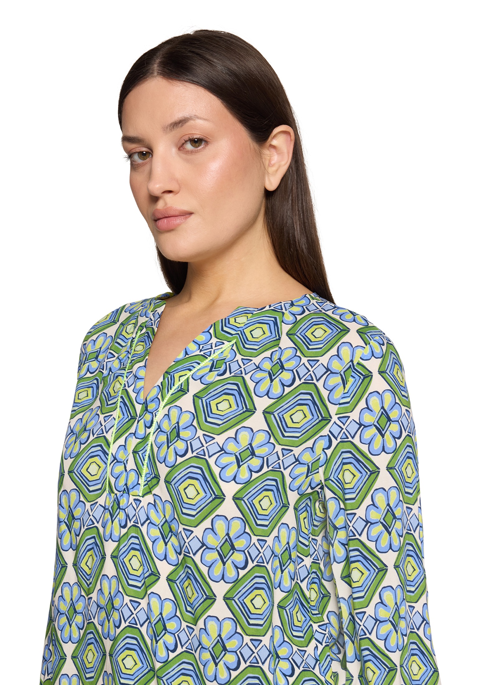 Cartoon Schlupfbluse »Damen mit Muster«