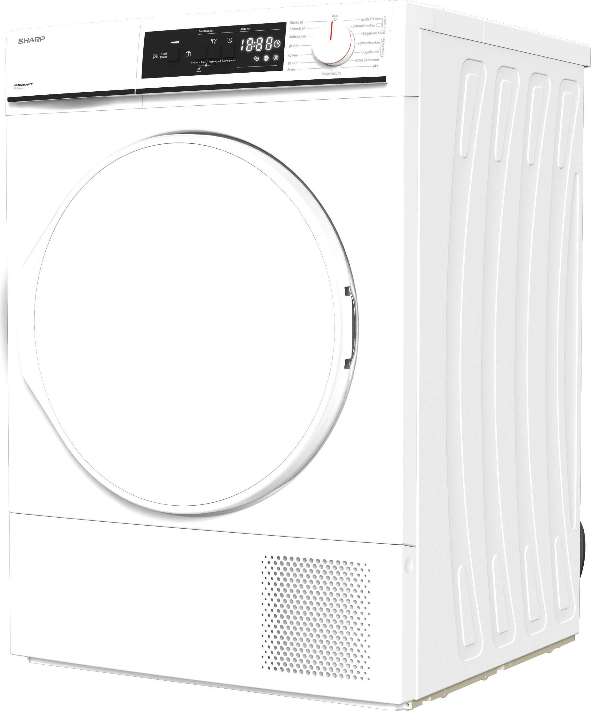 Sharp Wärmepumpentrockner "KD-NHA8S7PW21-DE" Serie T 8 günstig online kaufen