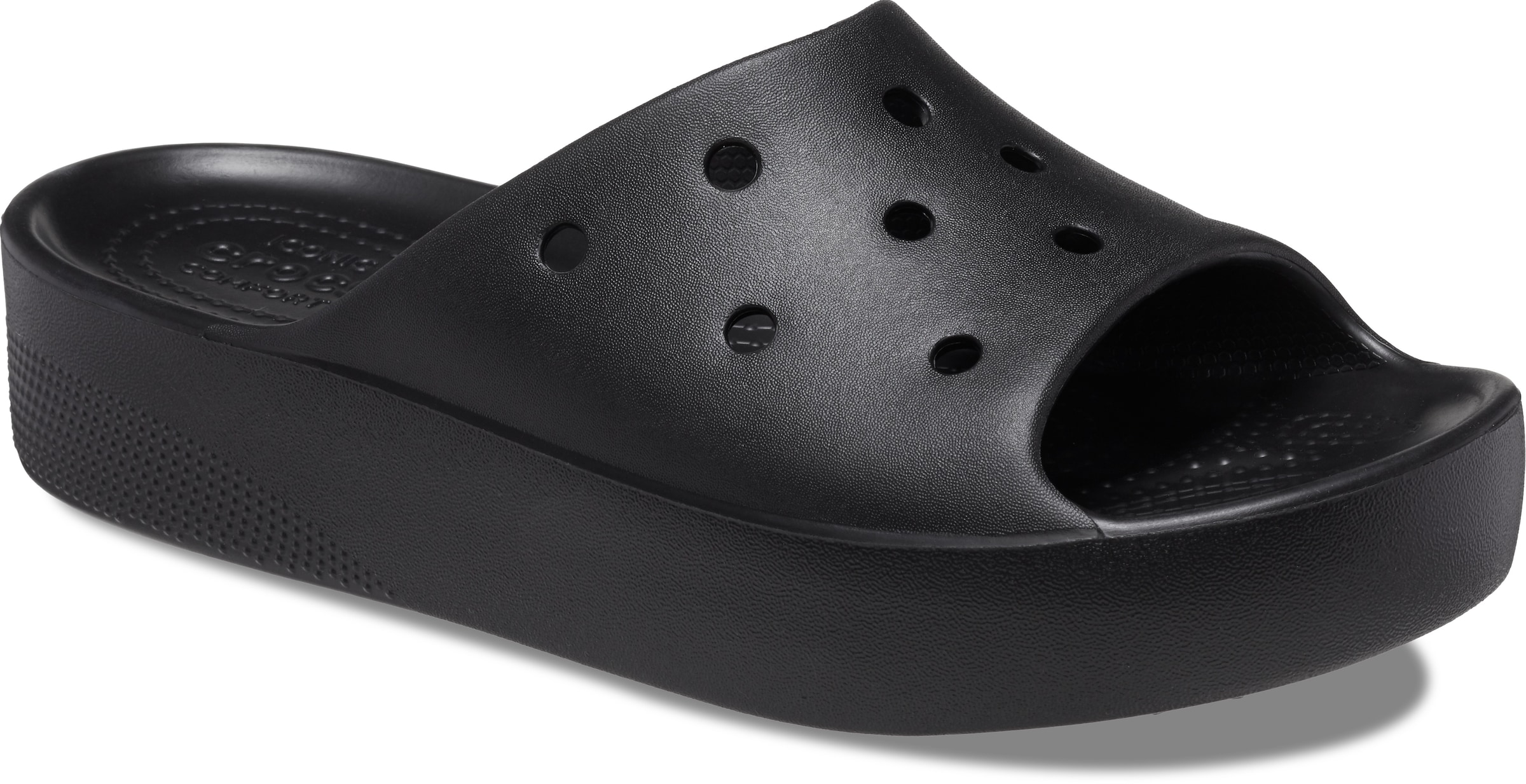 Crocs Badepantolette "Classic Platform Slide", (Packung), Sommerschuh, Schlappen, Badeschuh, Poolslides