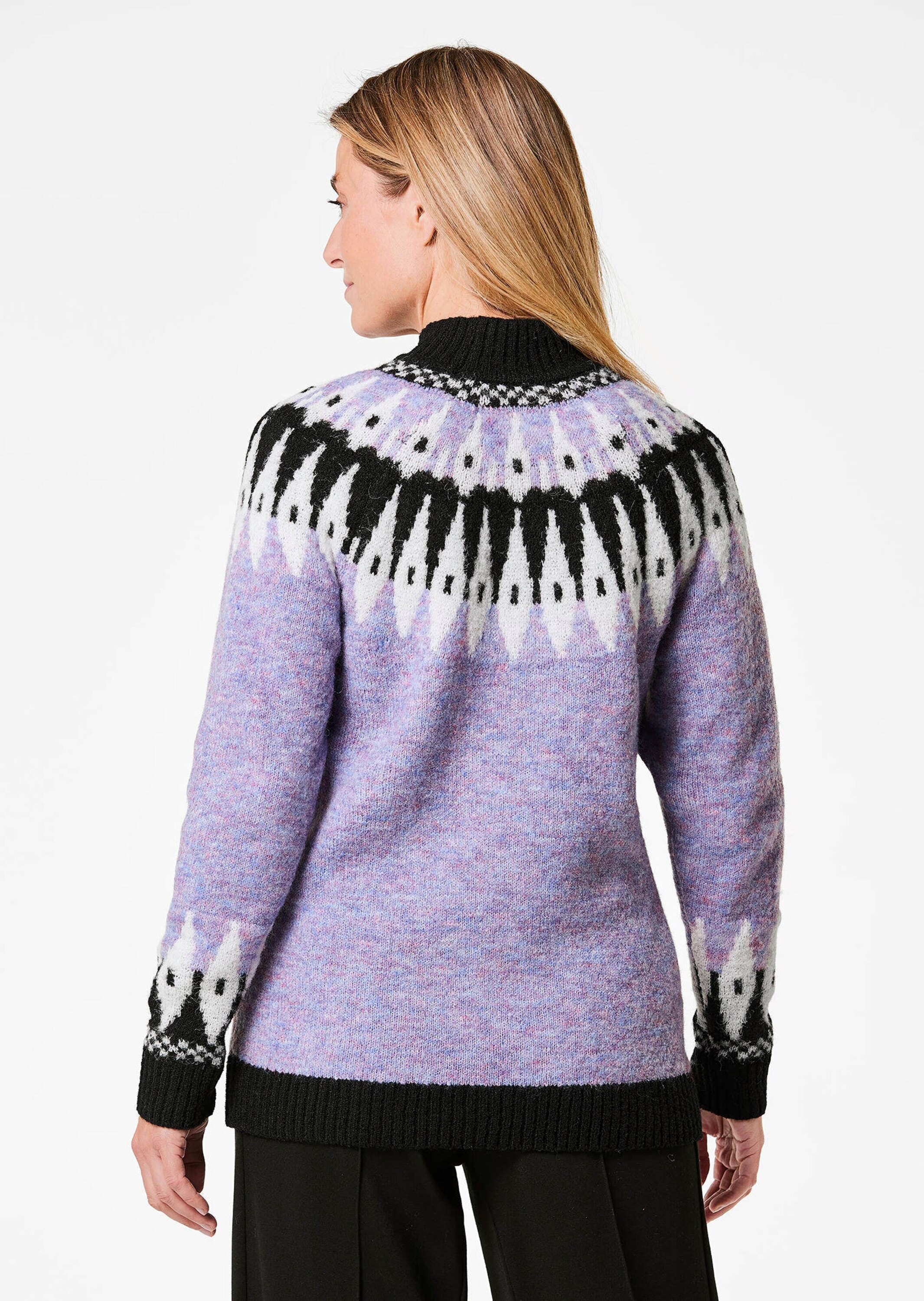 GOLDNER Strickpullover »Pullover Norweger-Pullover mit wärmender Schurwolle«