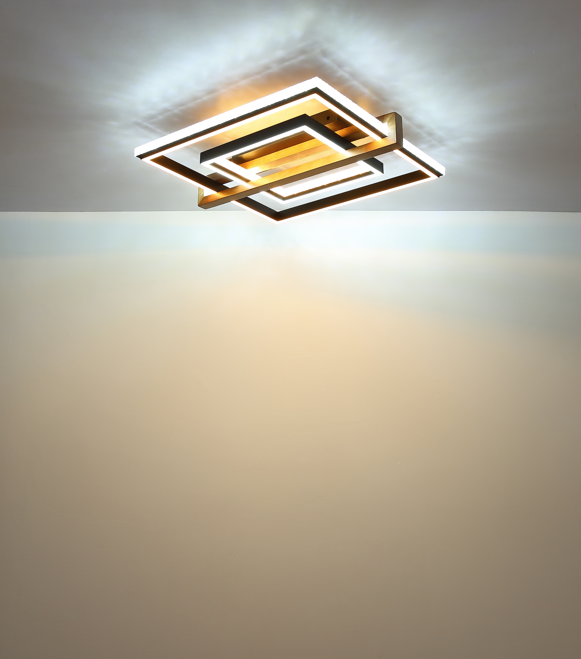 GLOBO LIGHTING Deckenleuchte »DELORIS« LED-Modul 1 Stk. warmweiß - kaltweiß Deckenlampe Wohnzimmer-Leuchte Schlafzimmer-Leuchte Flur Küche