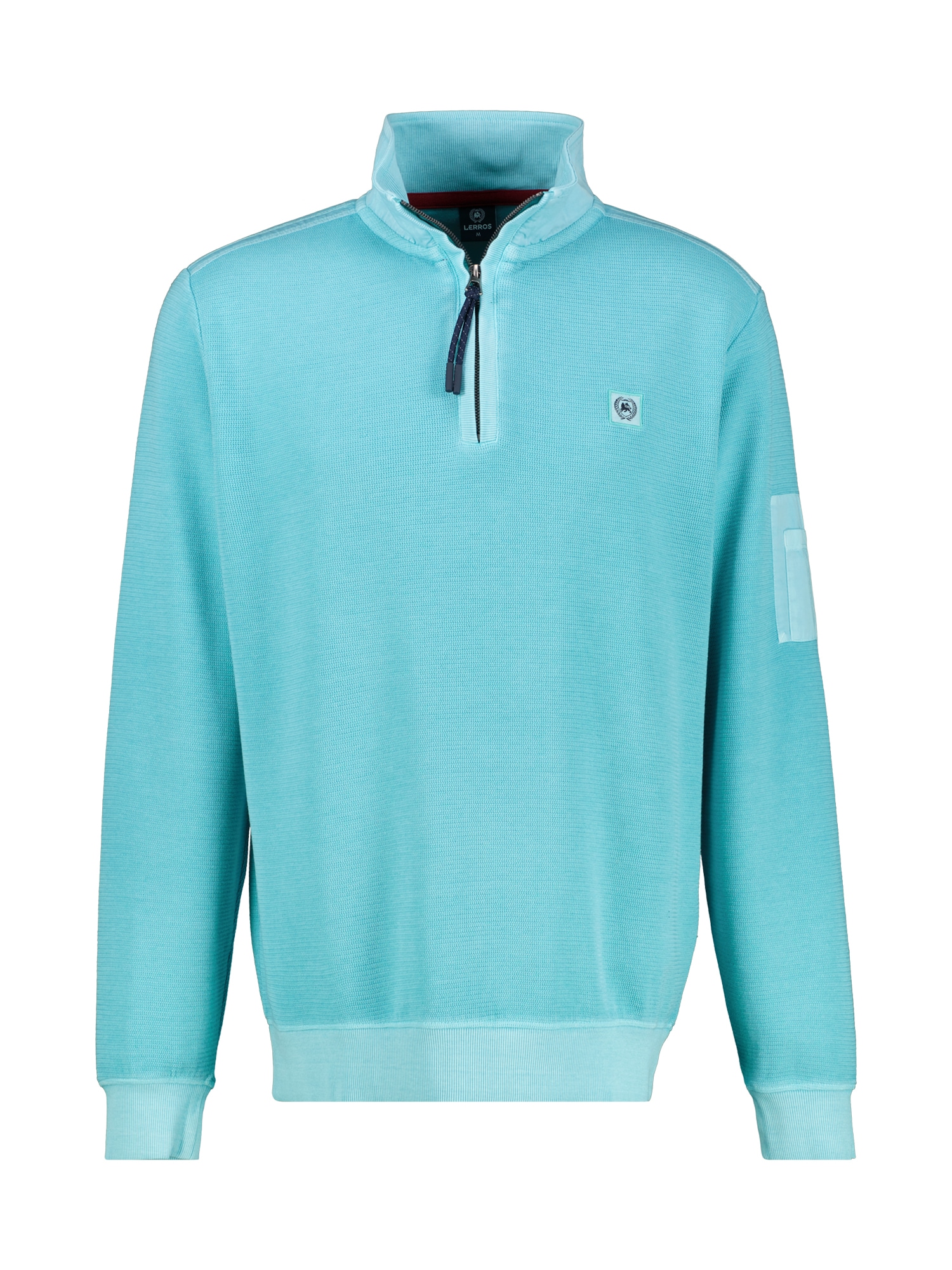 LERROS Sweatshirt »LERROS Sweattroyer in Zig-Zag-Struktur«