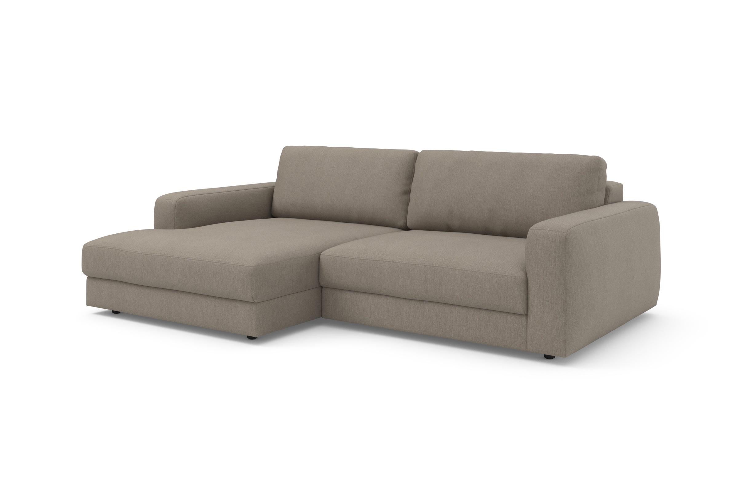 TRENDMANUFAKTUR Ecksofa »Bourbon, Designsofa mit tollem Sitzkomfort, L-Form,«, extra tiefe Sitzfläche, wahlweise mit Sitztiefenverstellung