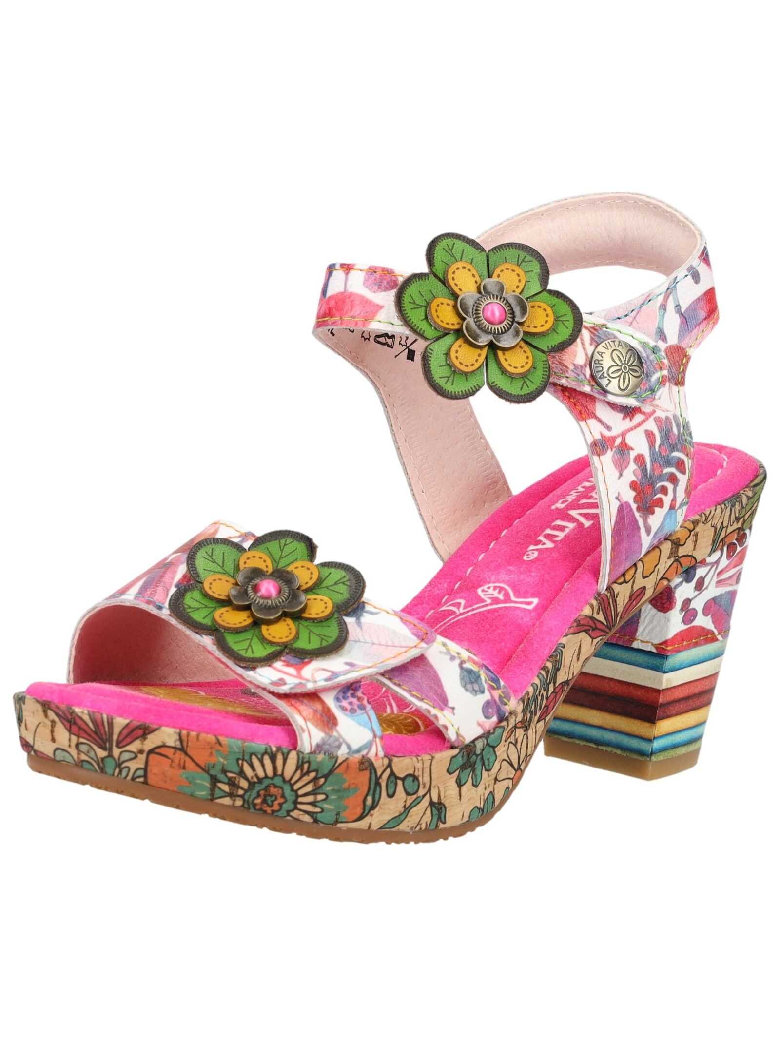 LAURA VITA High-Heel-Sandalette "LAURA VITA Sandalen Leder" günstig online kaufen