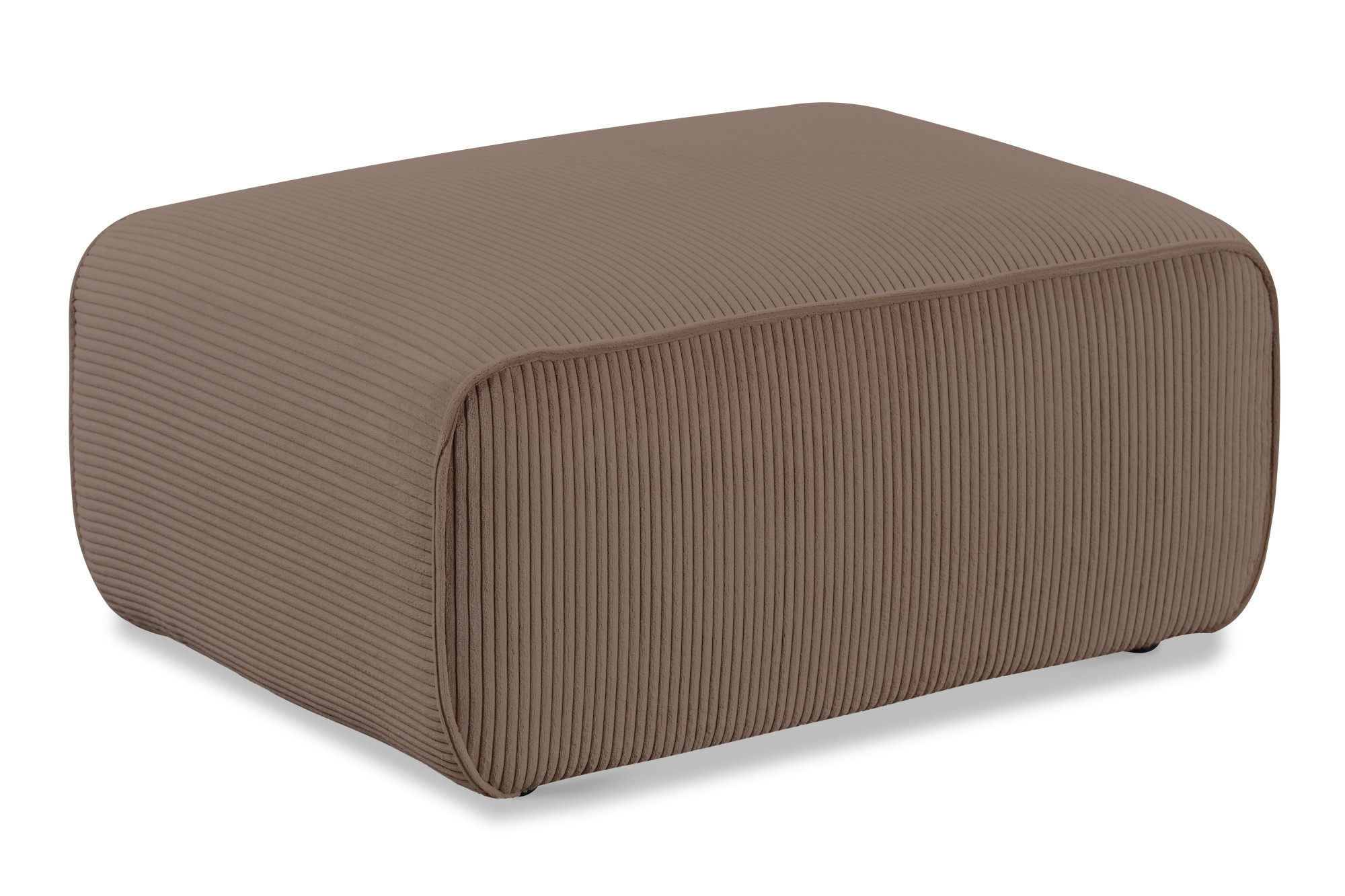 Home affaire Polsterhocker "Noord 92/66 cm" mit Kedernaht, schöne Serienergänzung