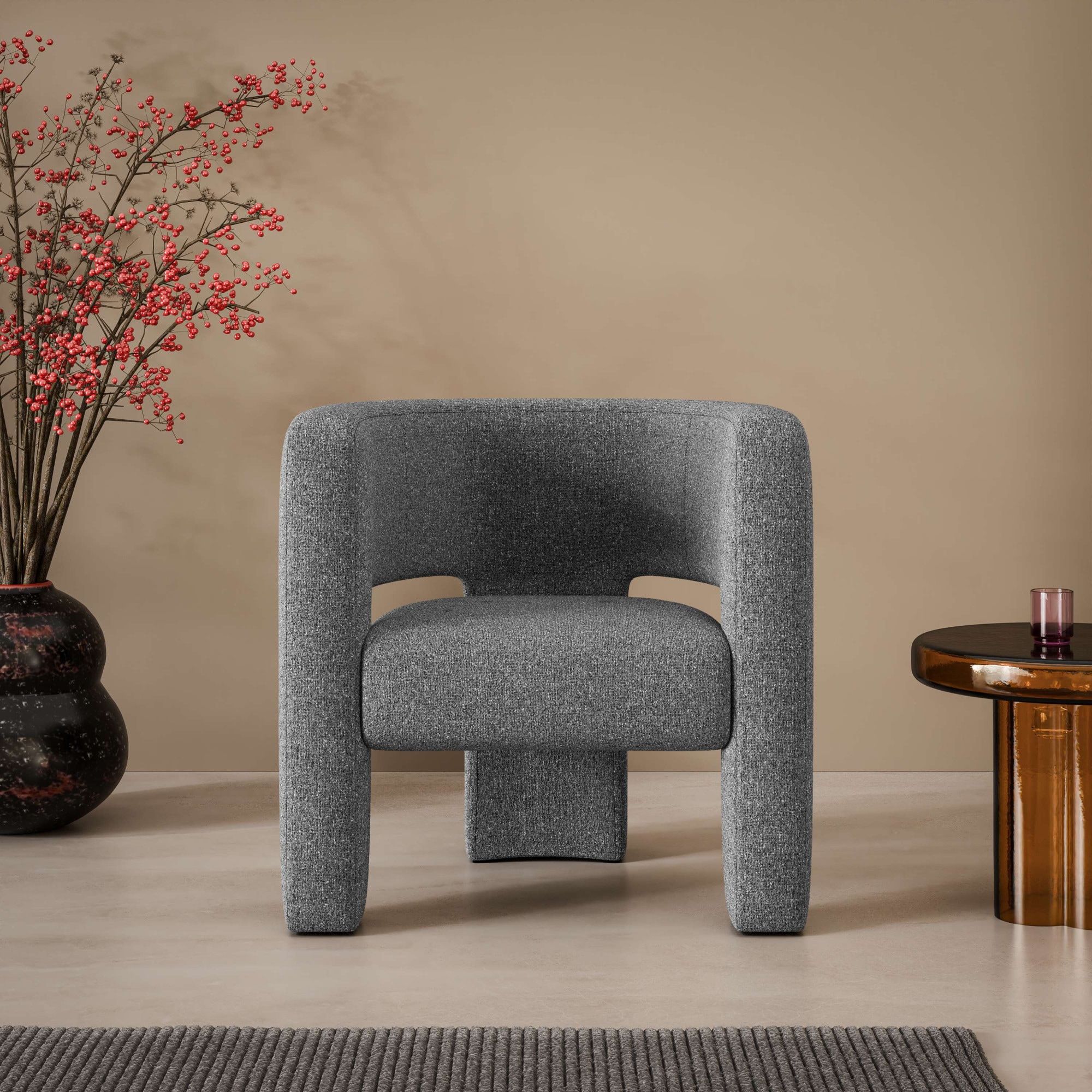 LeGer Home by Lena Gercke Sessel »Ohrensessel SELMIA Moderner Lounge-Sessel Einzelsitz, B/T/H 73/62/76cm«, Relaxsessel/Lehnstuhl, erhältlich in trendigen Stoff- und Farboptionen