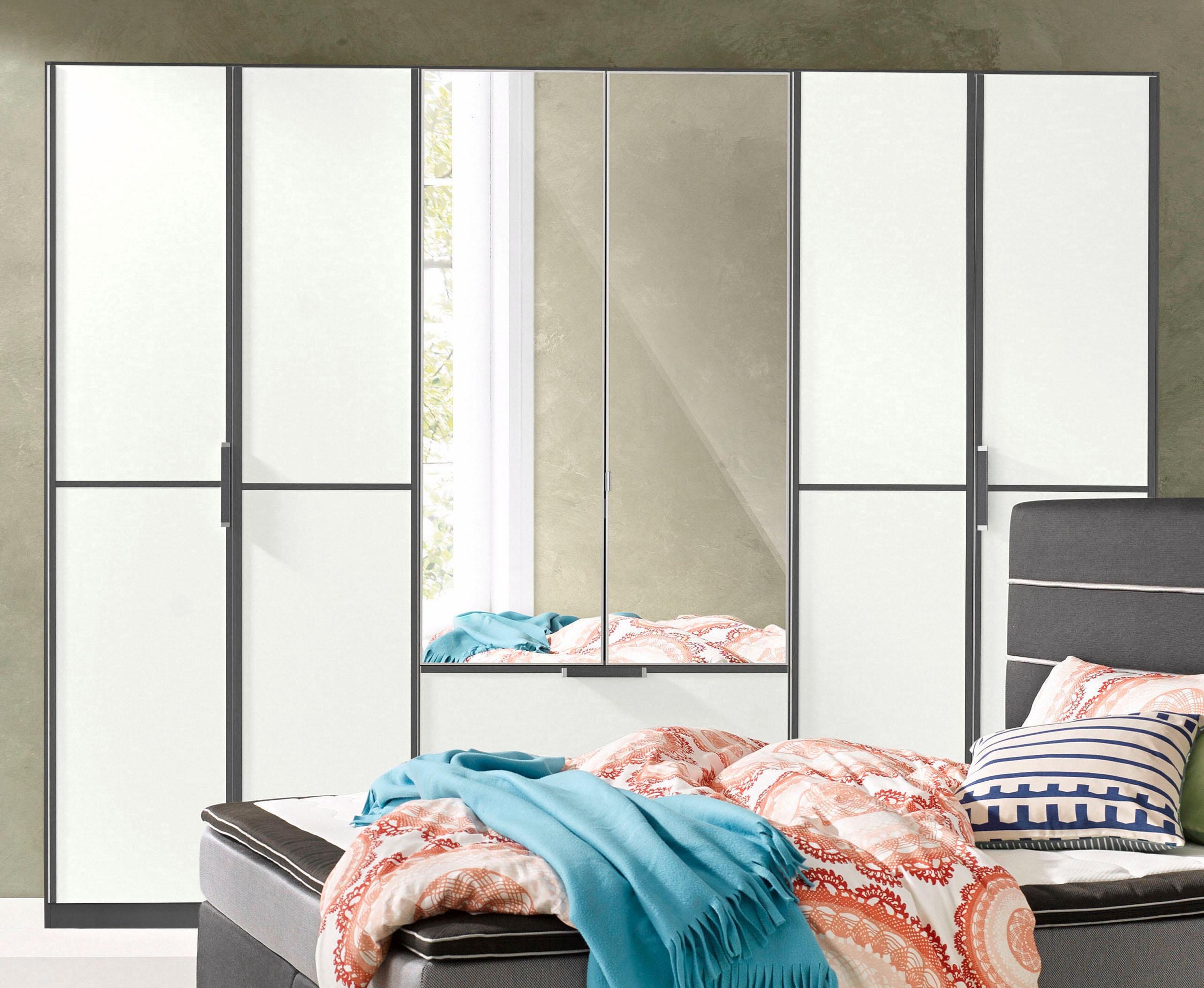 Thumbnail - rauch Kleiderschrank "Schrank Drehtürenschrank Garderobe Ankleide Schlafzimmer ESSENSA" Breiten: 136/181/226/271 cm, Höh...