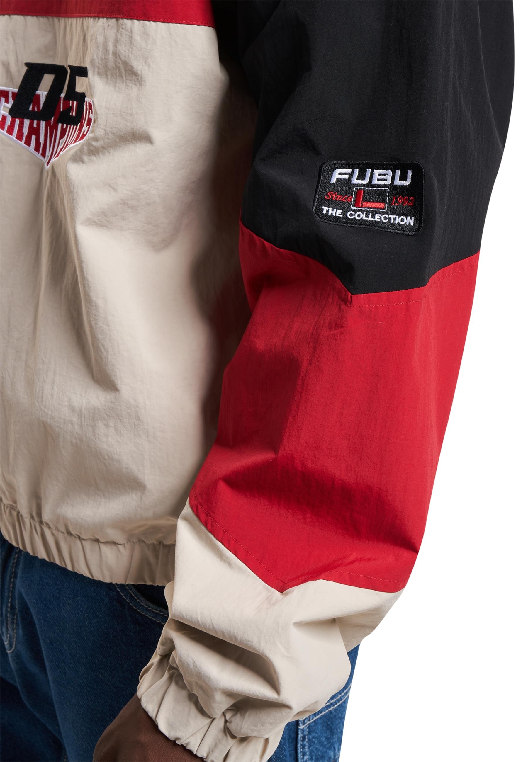 Fubu Trainingsjacke »Fubu Herren FM233-003-2 FUBU Corporate Track Jacket«, (1 St.), ohne Kapuze