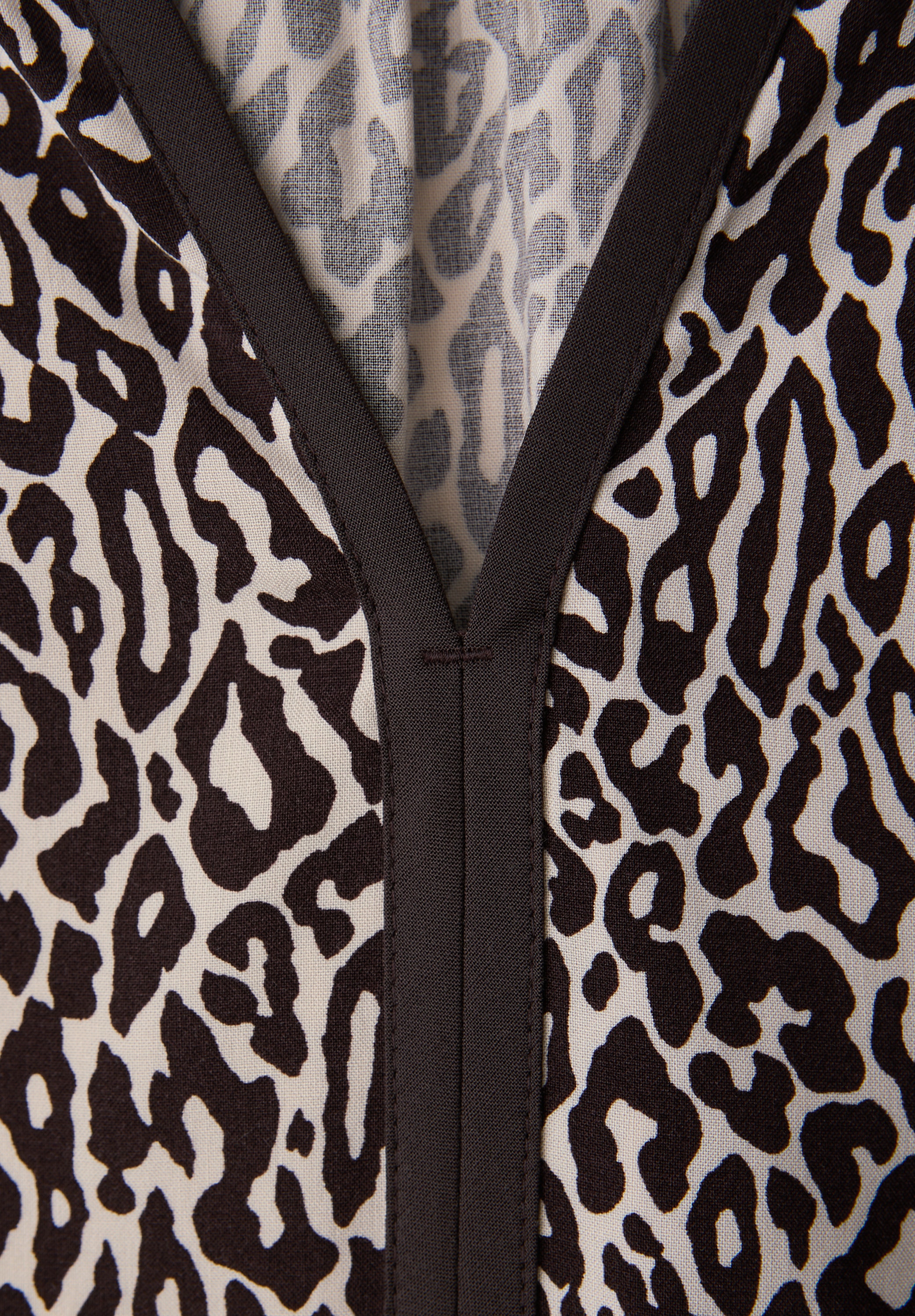 STREET ONE Langarmbluse mit Leoprint