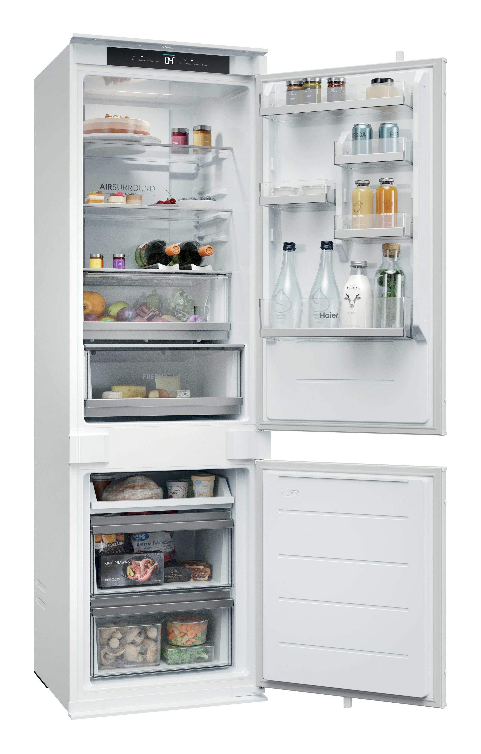 Haier Einbaukühlgefrierkombination "HBQW5518D" 177,2 cm hoch 54 cm breit günstig online kaufen