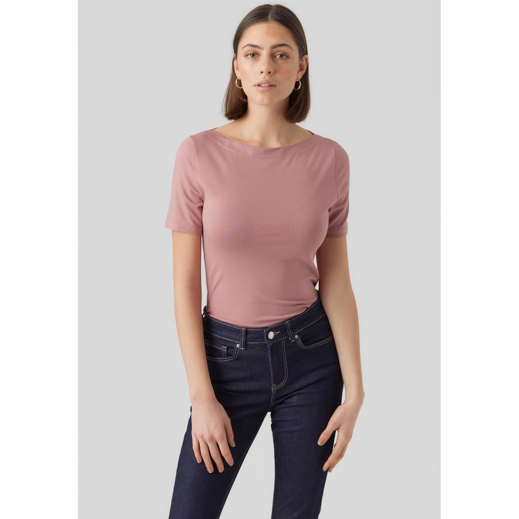 Vero Moda Kurzarmshirt »VMPANDA MODAL S/S TOP NOOS«