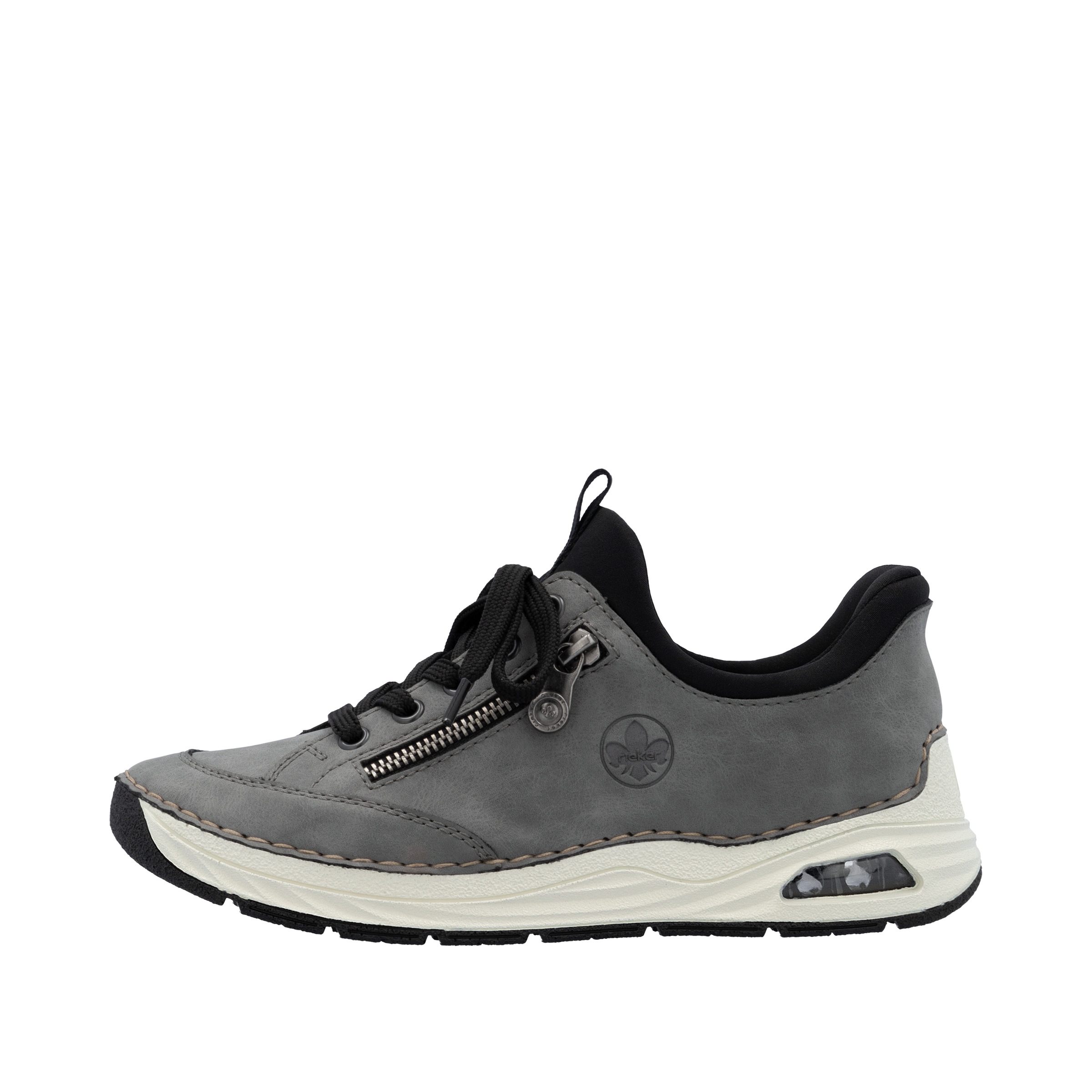 Rieker Slip-On Sneaker »Ready2GO«, Schlupfschuh, Halbschuh, Freizeitsneaker mit aufgesetzter Schnürung